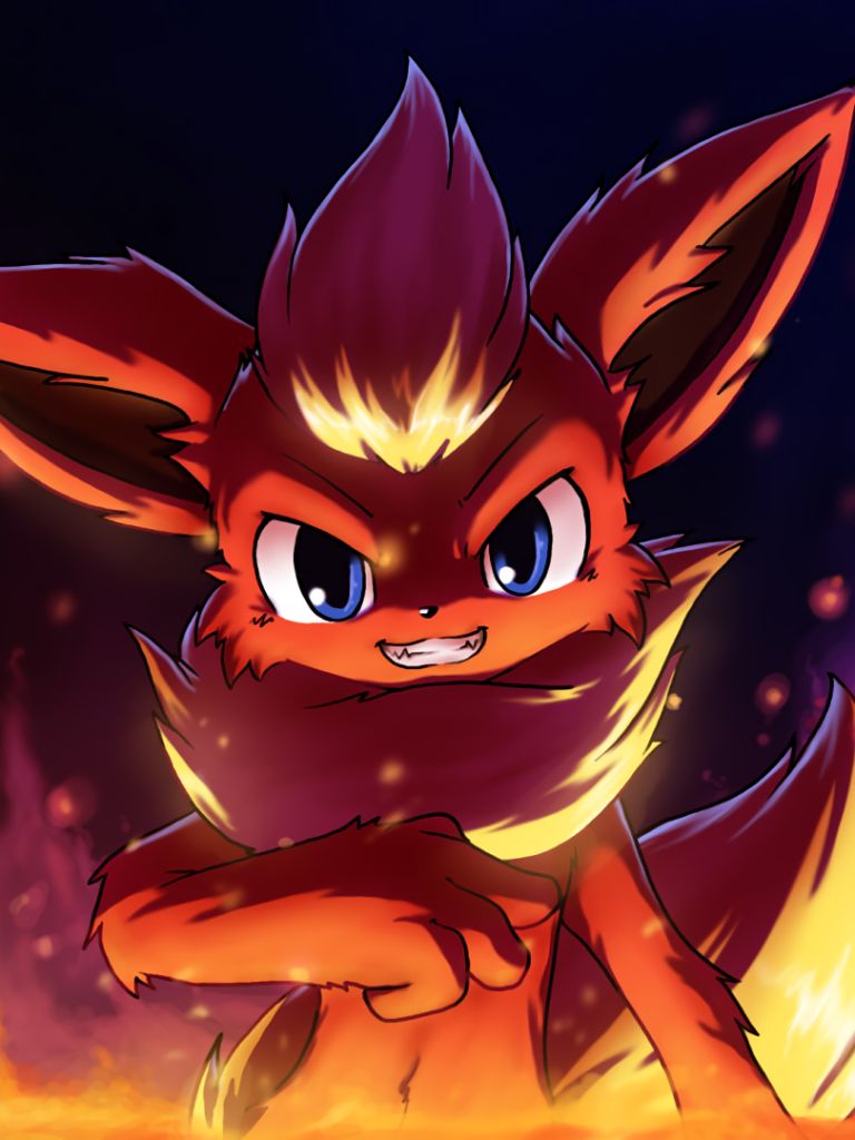 Download mobile wallpaper Anime, Pokémon, Flareon (Pokémon) for free.