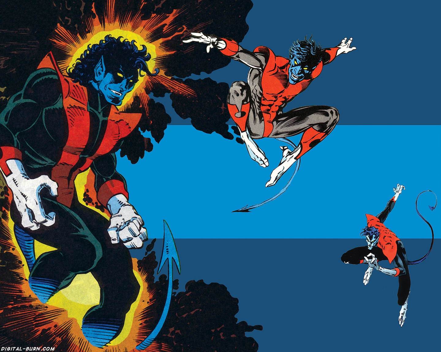 Download mobile wallpaper Nightcrawler, Nightcrawler (Marvel Comics), X Men, Comics for free.