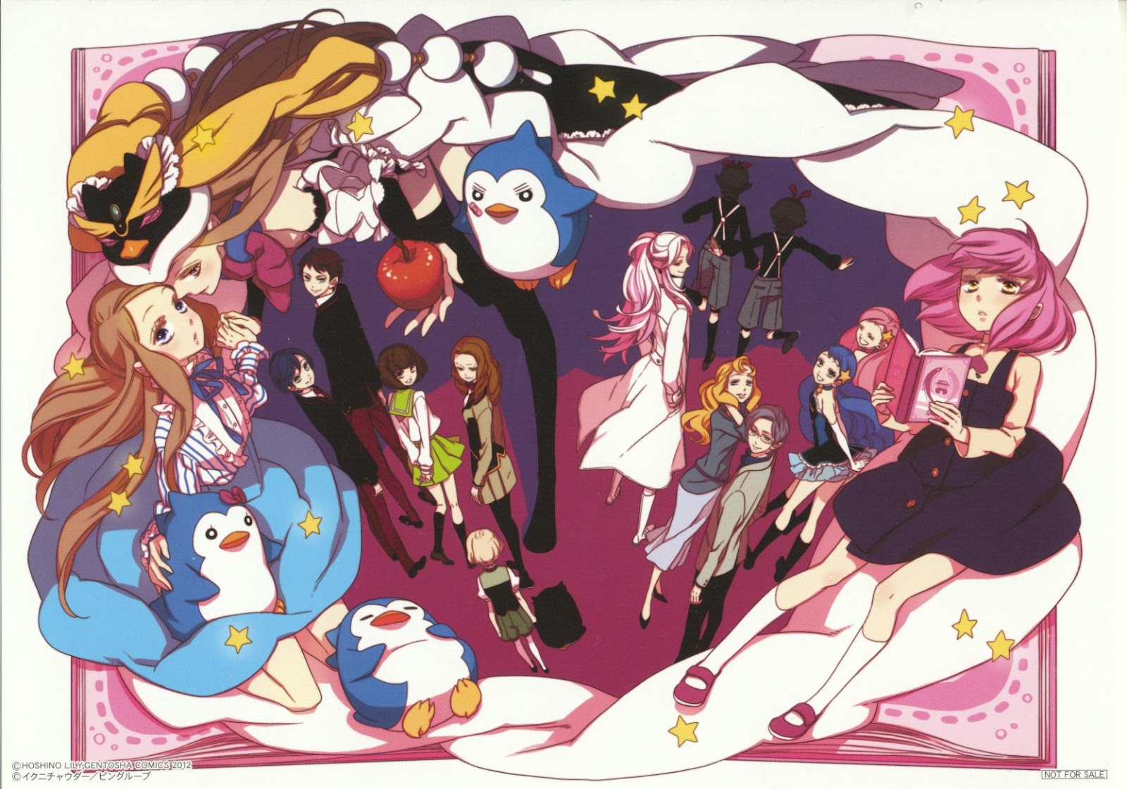 743478 Bild herunterladen animes, penguin drum, kleid, momoka oginome, pinguin, rosa augen, pinkes haar, ringo oginome - Hintergrundbilder und Bildschirmschoner kostenlos