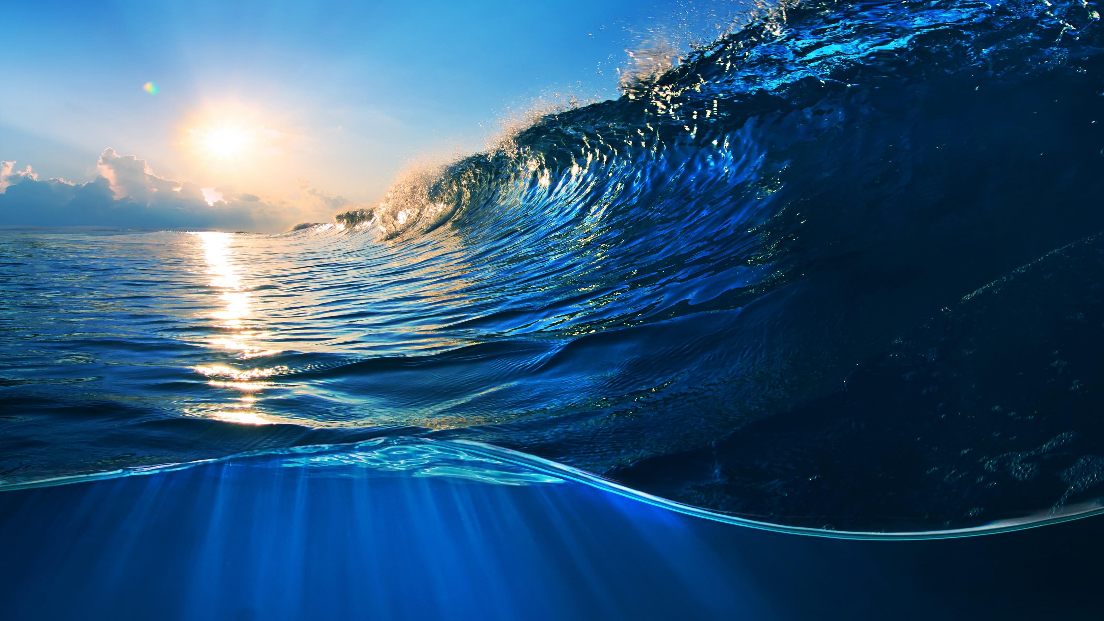 Download mobile wallpaper Ocean, Earth, Wave for free.