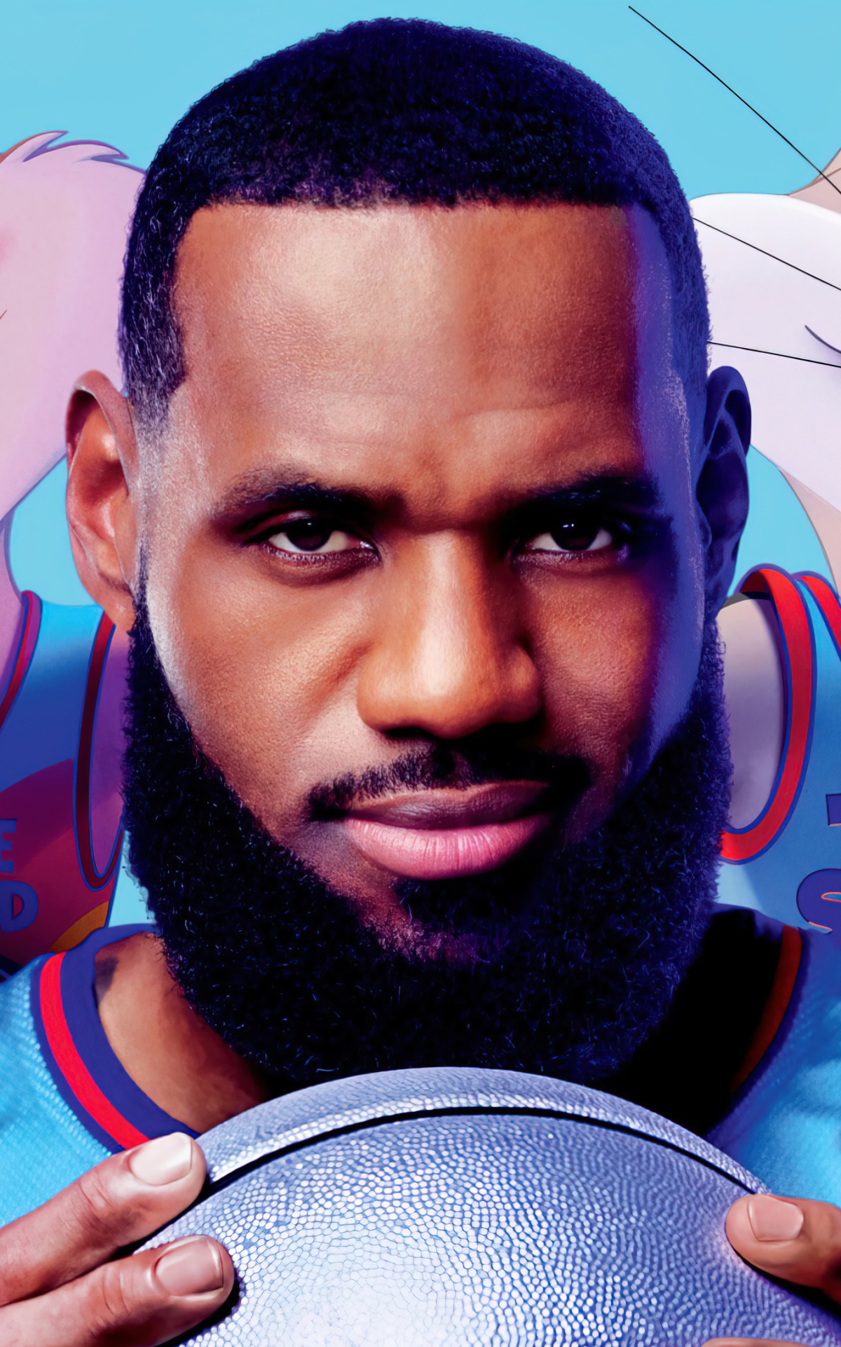Download mobile wallpaper Movie, Looney Tunes, Lebron James, Space Jam 2 for free.