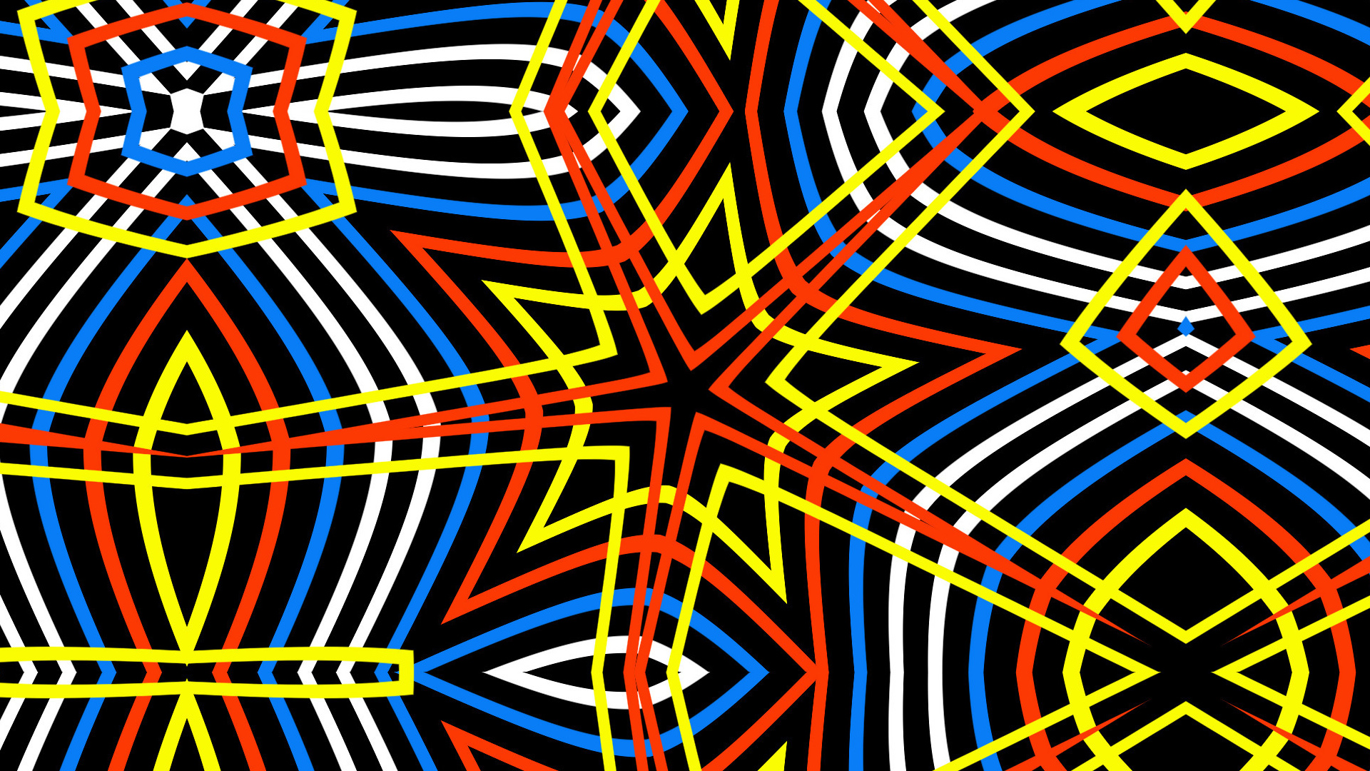 Handy-Wallpaper Abstrakt, Farben, Kaleidoskop, Geometrische Formen kostenlos herunterladen.