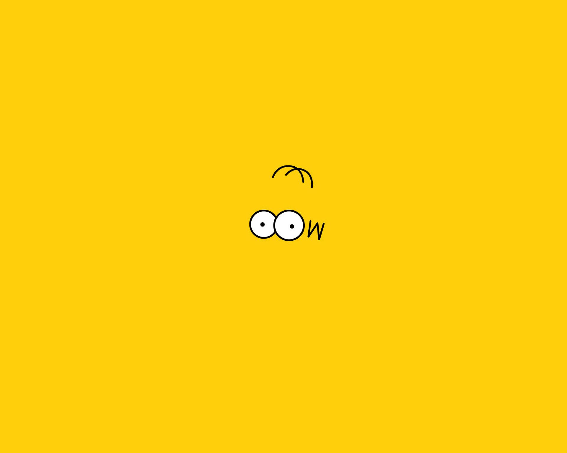 Free download wallpaper Homer Simpson, Tv Show, Minimalist, The Simpsons on your PC desktop