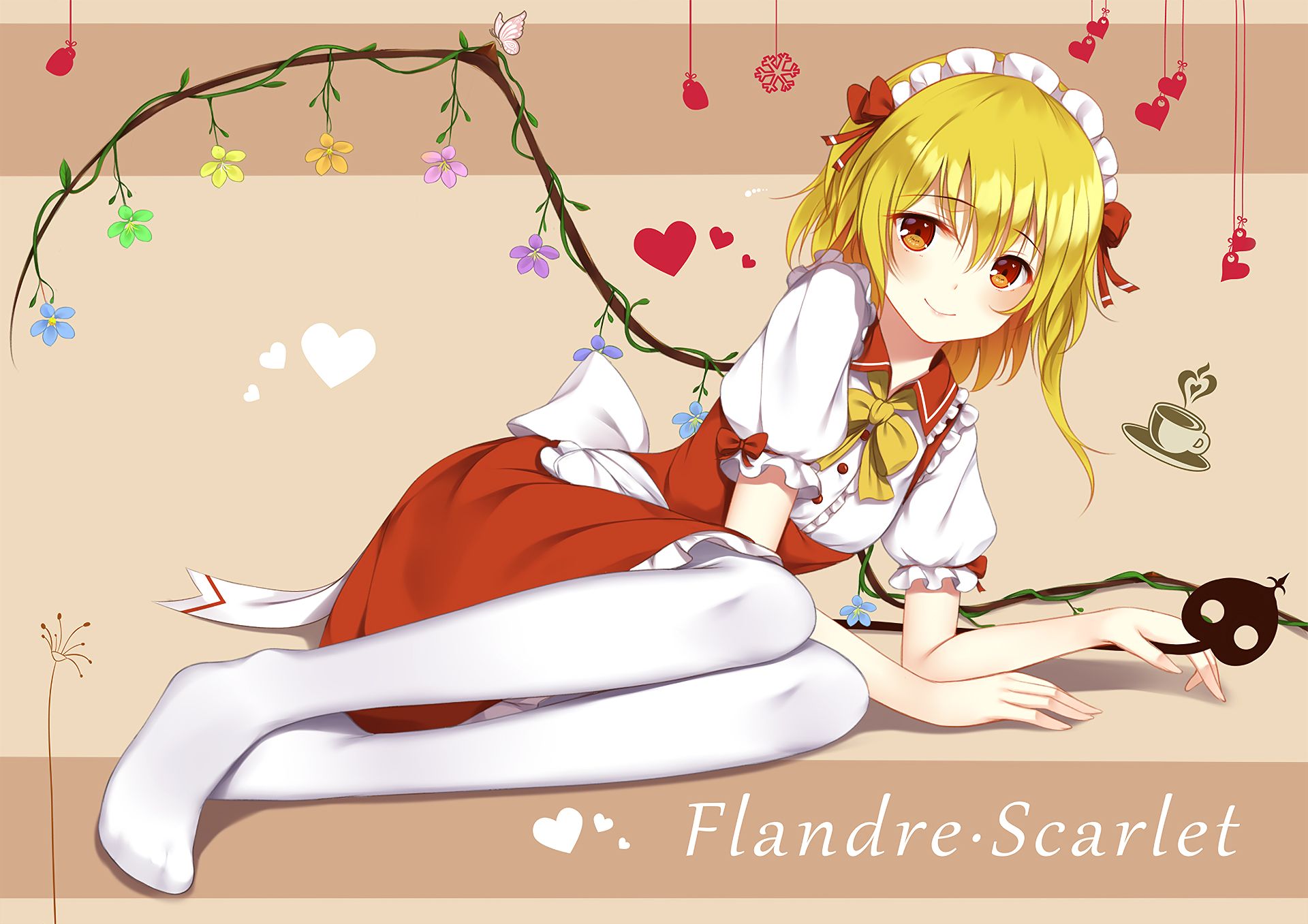 Free download wallpaper Anime, Flandre Scarlet, Touhou on your PC desktop