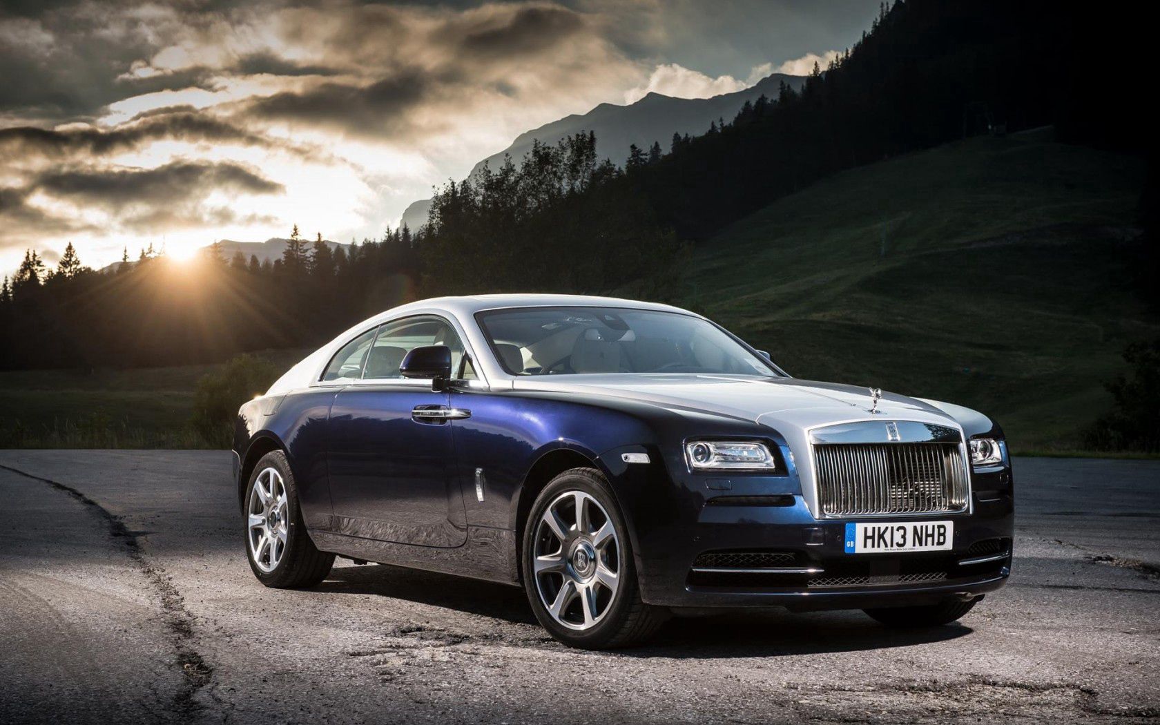 rolls royce, wraith, cars, side view