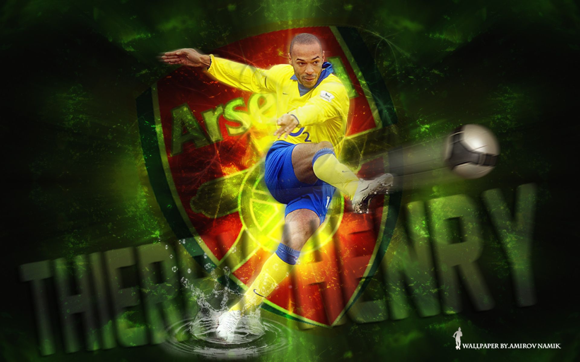 Download mobile wallpaper Sports, Soccer, Arsenal F C, Thierry Henry for free.