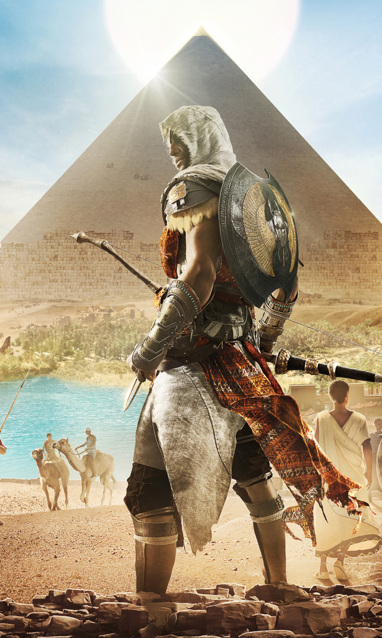 Téléchargez des papiers peints mobile Assassin's Creed, Jeux Vidéo, Assassin's Creed: Origins, Bayek De Siwa gratuitement.