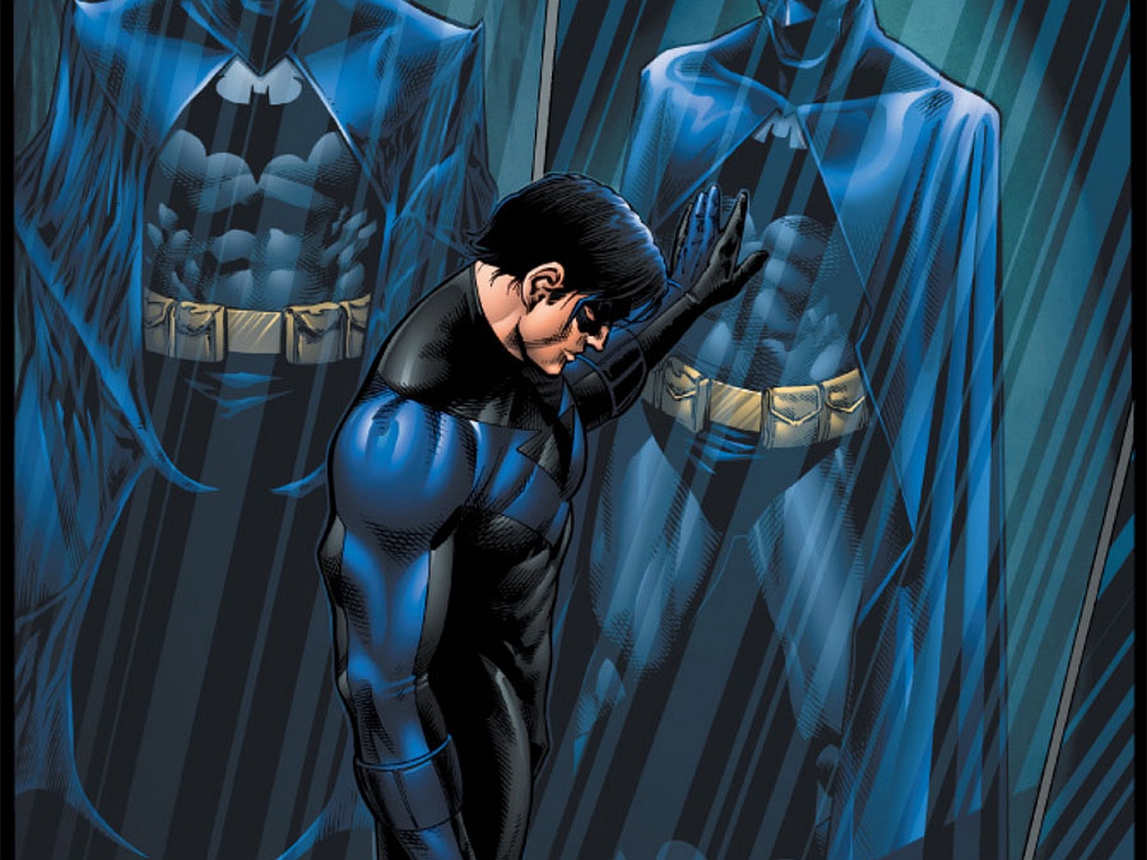comics, batman, batsuit, dick grayson, nightwing