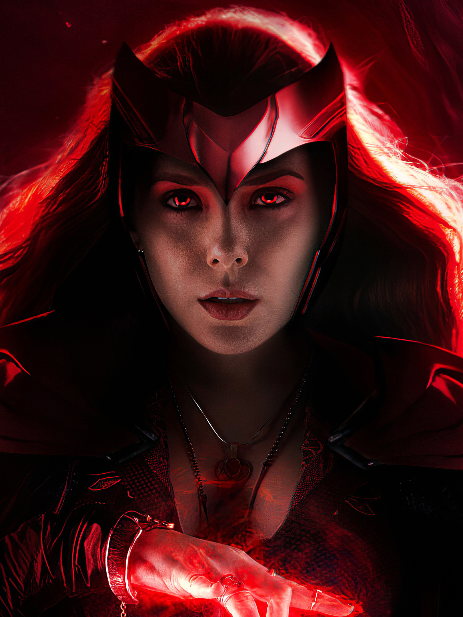 Download mobile wallpaper Tv Show, Scarlet Witch, Elizabeth Olsen, Wandavision for free.