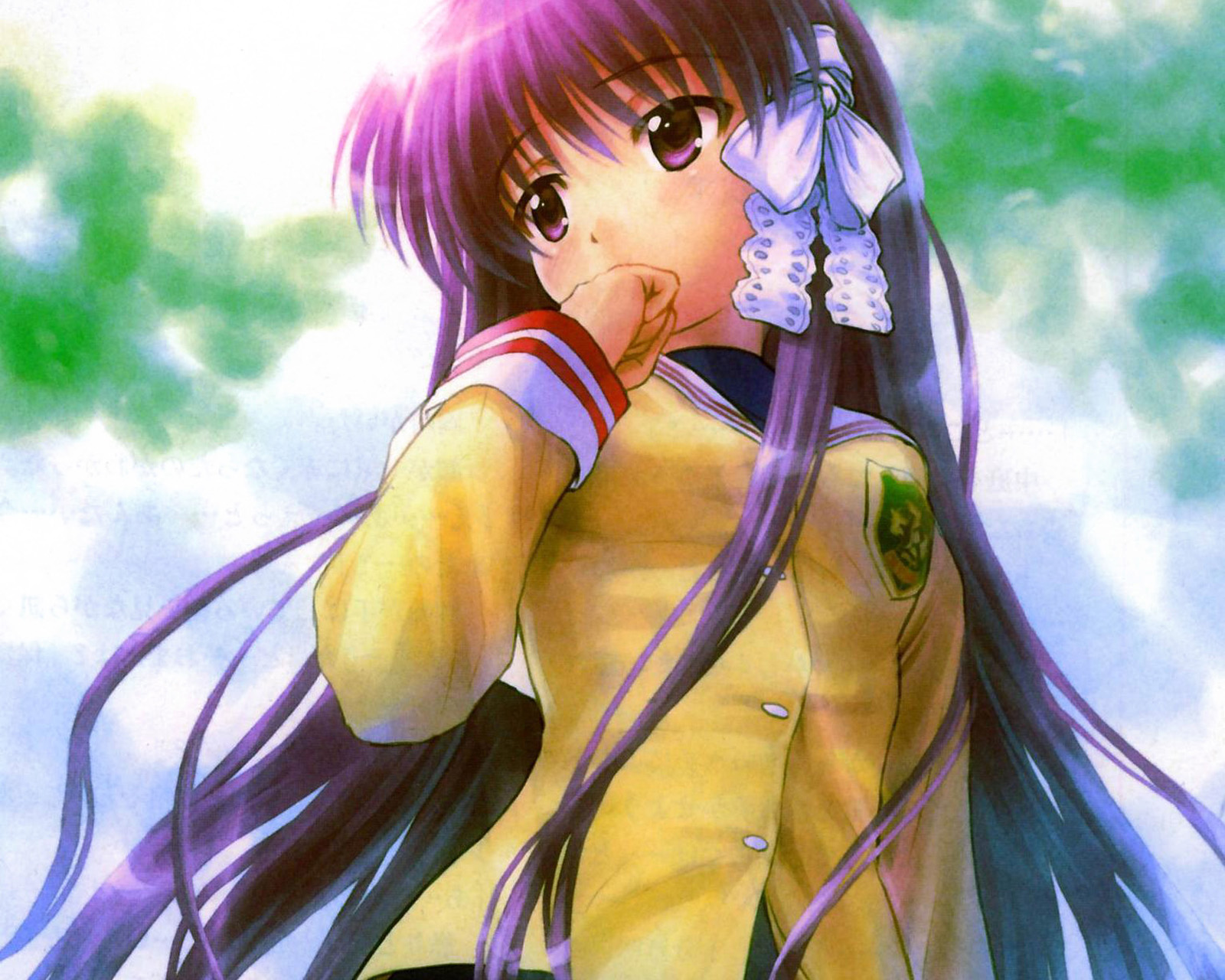 Download mobile wallpaper Anime, Kyou Fujibayashi, Clannad for free.