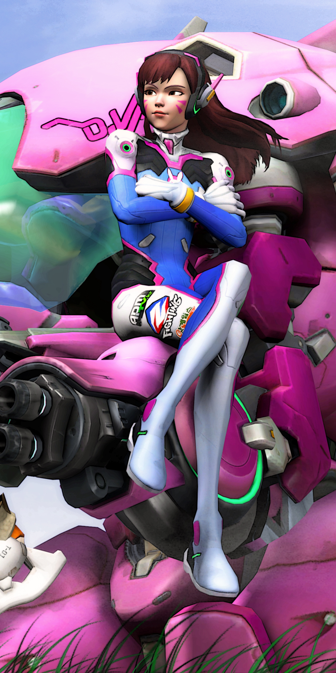 Download mobile wallpaper Overwatch, Video Game, Tracer (Overwatch), D Va (Overwatch) for free.