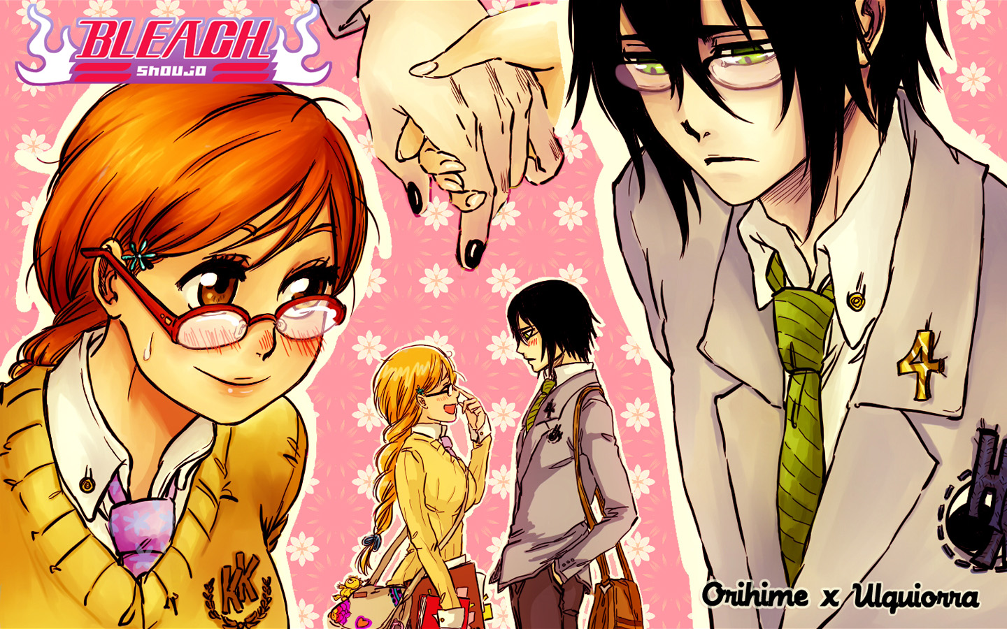 Free download wallpaper Orihime Inoue, Ulquiorra Cifer, Bleach, Anime on your PC desktop