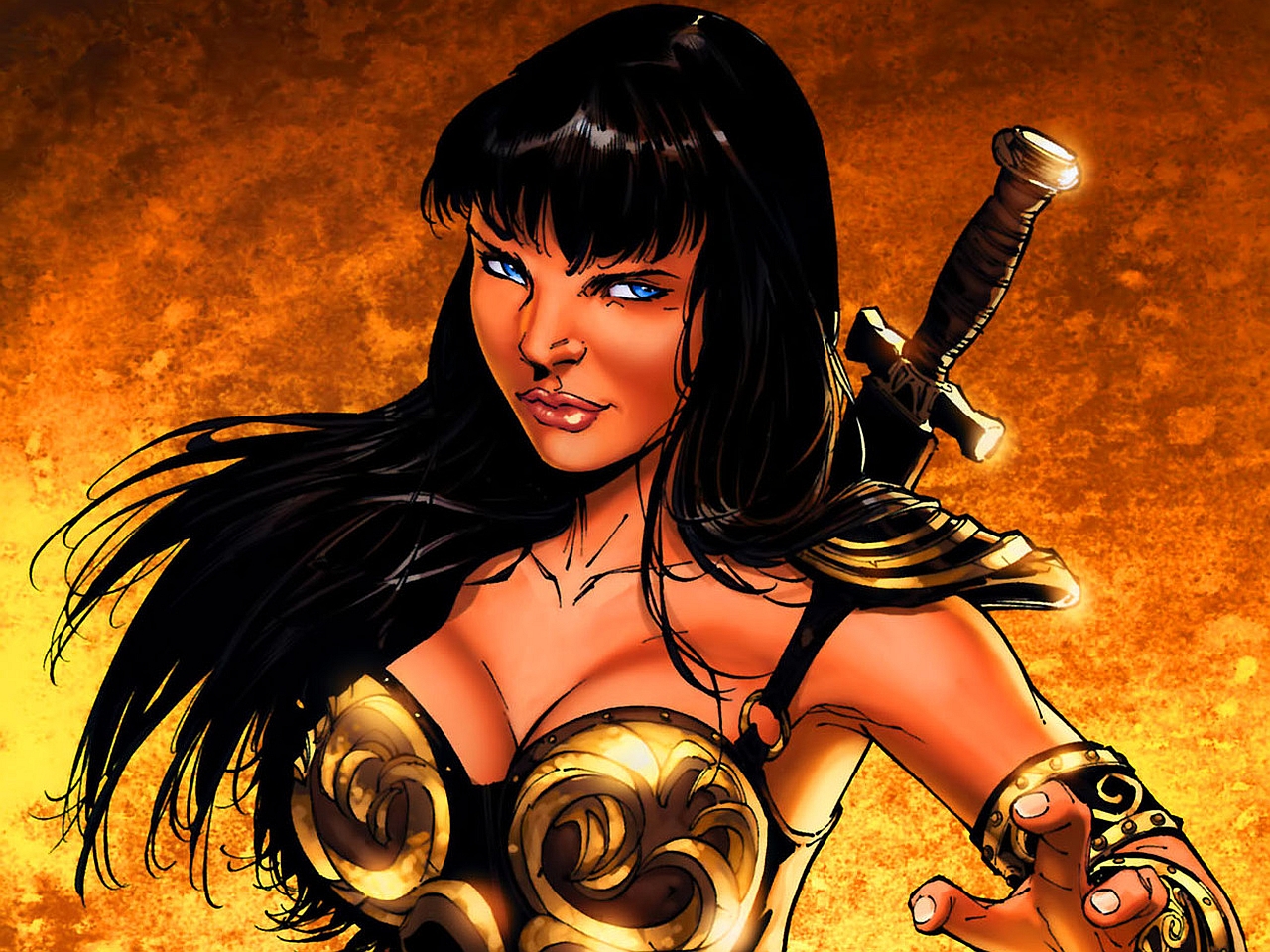 1483529 descargar imagen xena: la princesa guerrera, historietas: fondos de pantalla y protectores de pantalla gratis