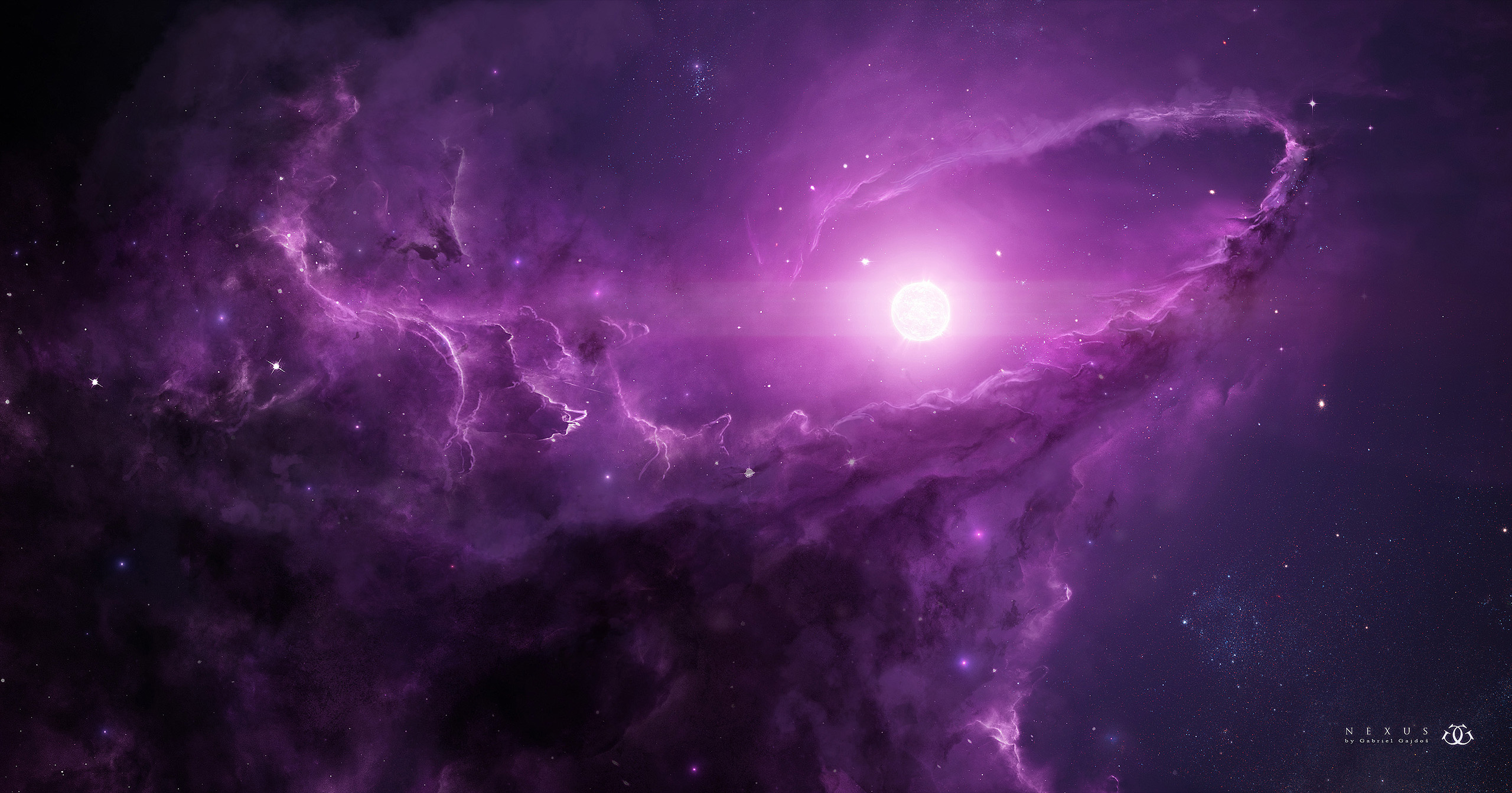 Descarga gratuita de fondo de pantalla para móvil de Nebulosa, Espacio, Púrpura, Ciencia Ficción.