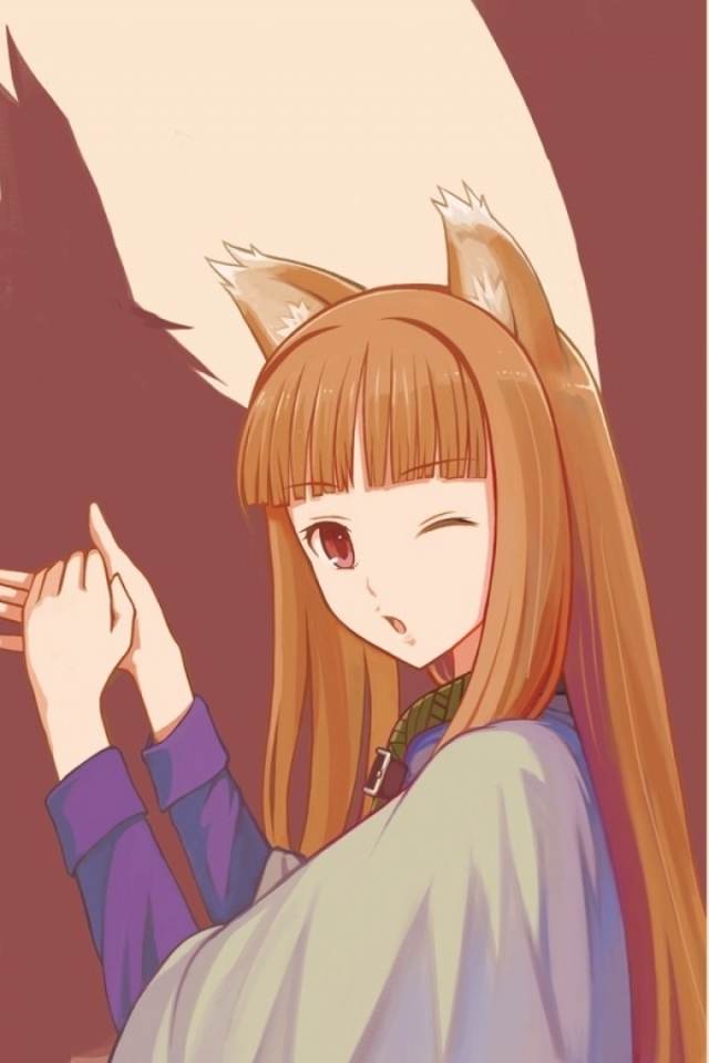 Download mobile wallpaper Anime, Spice And Wolf for free.