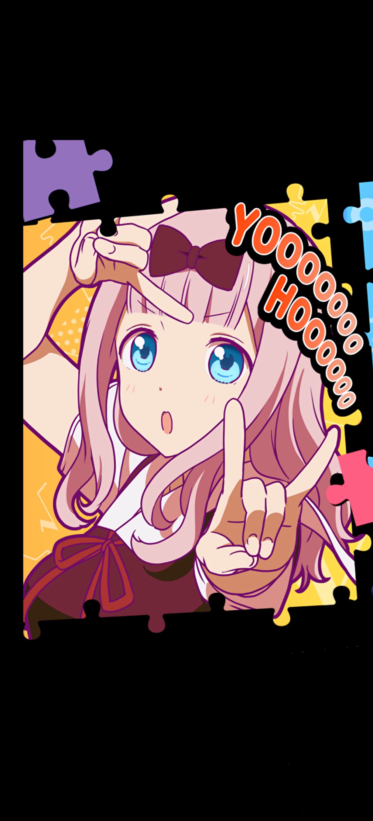 Handy-Wallpaper Animes, Kaguya Sama Wa Kokurasetai, Kaguya Sama Wa Kokurasetai ~ Tensai Tachi No Ren'ai Zunô Sen ~, Chika Fujiwara kostenlos herunterladen.