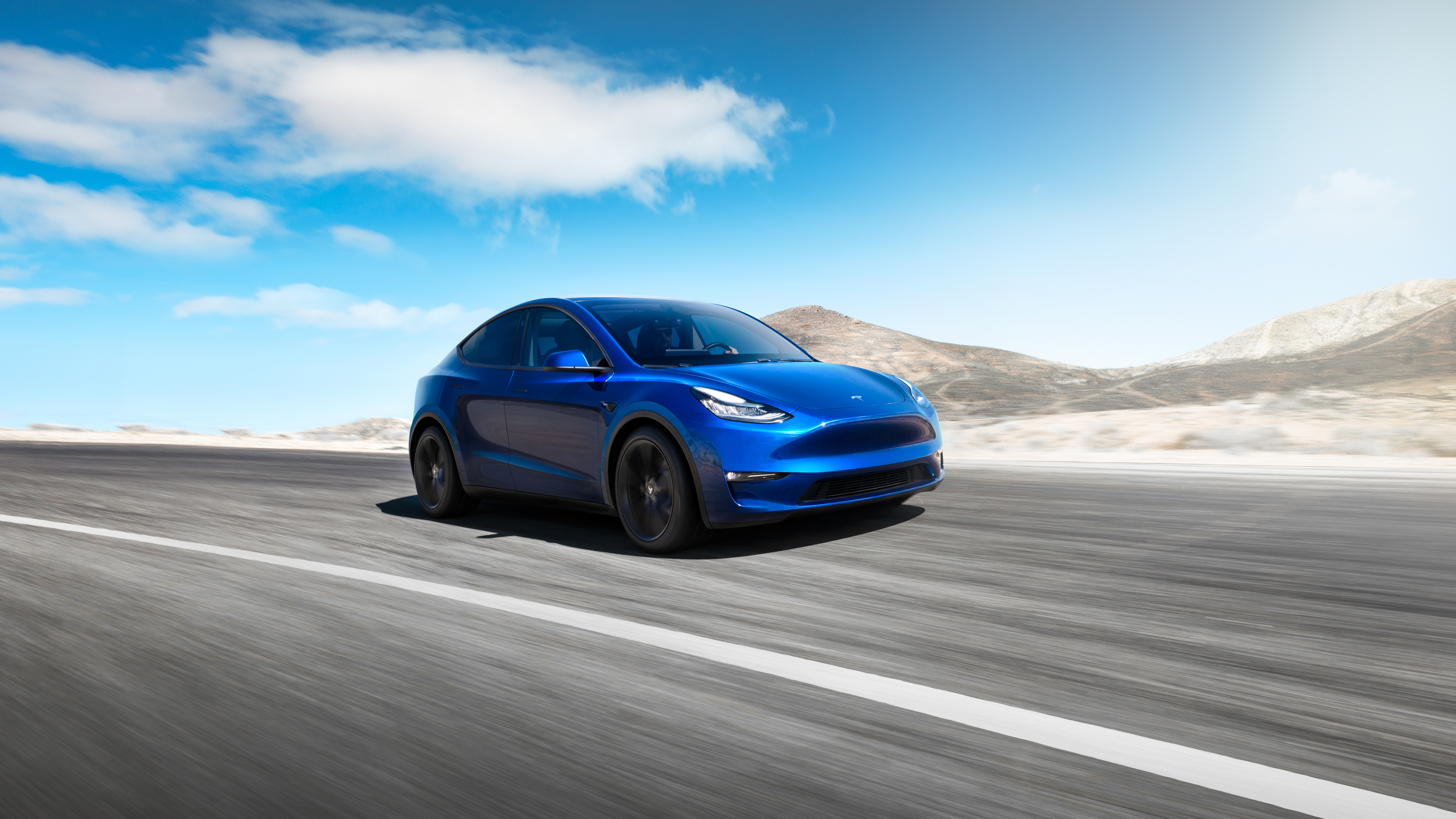 Laden Sie Tesla Modell Y HD-Desktop-Hintergründe herunter