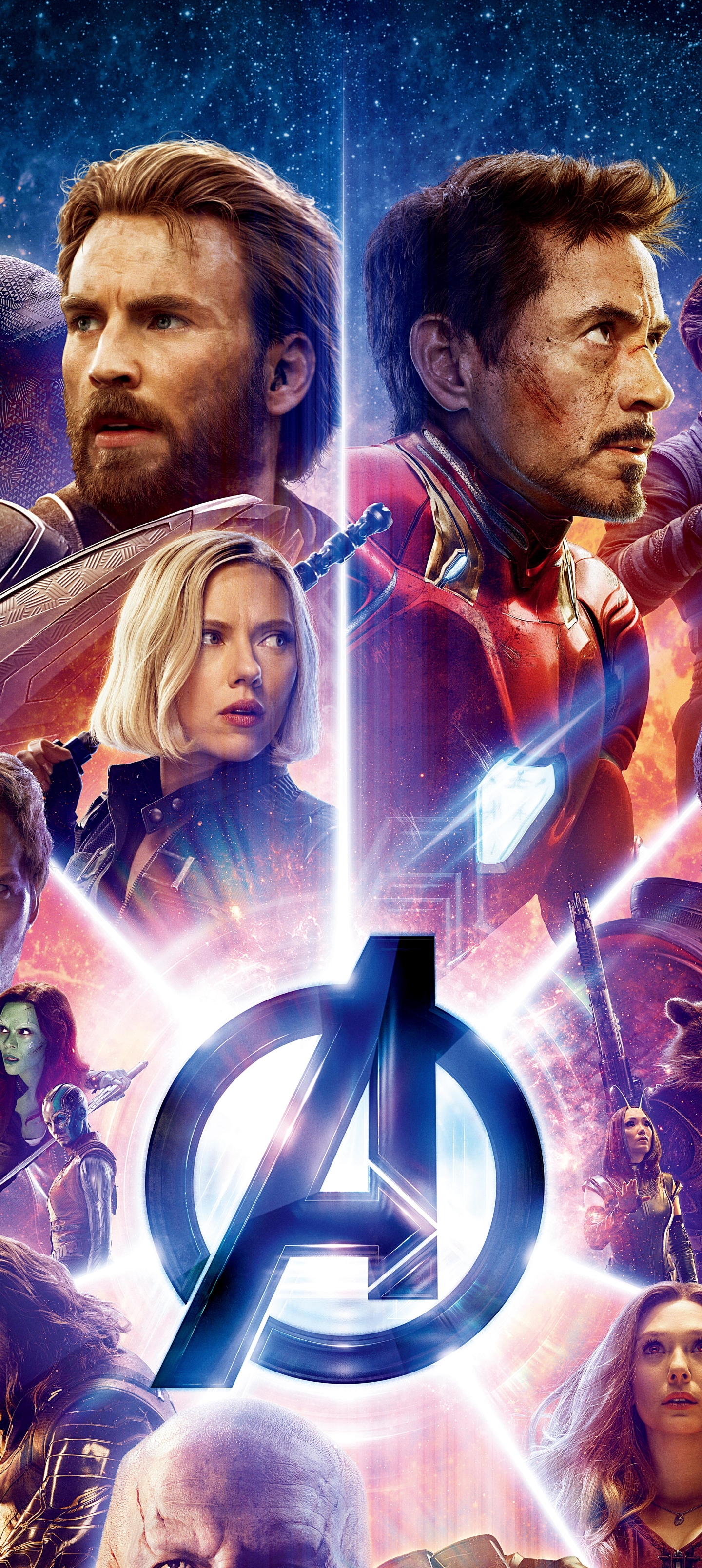 Download mobile wallpaper Iron Man, Captain America, Movie, Black Widow, The Avengers, Avengers: Infinity War for free.