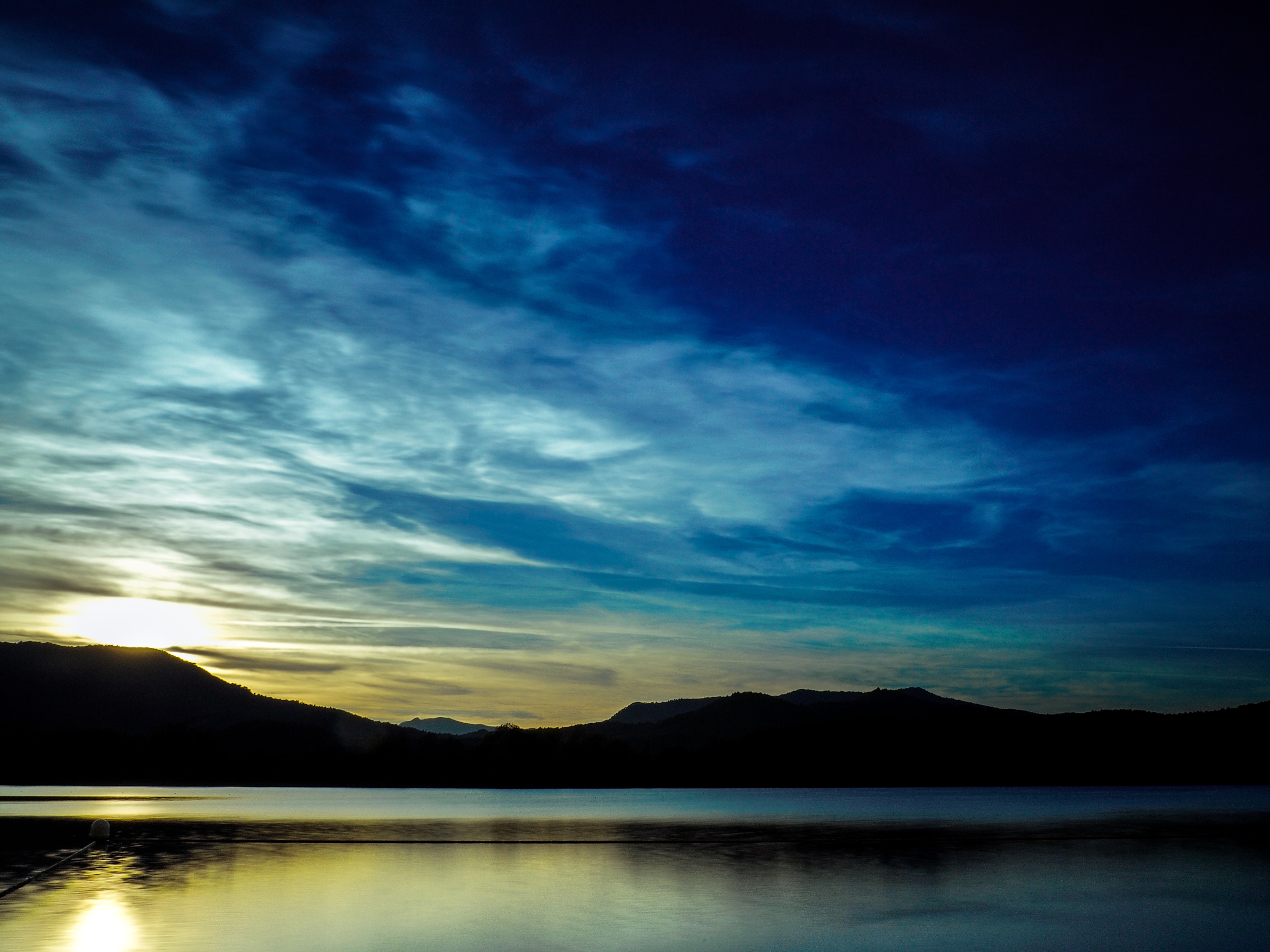 Laden Sie das Übernachtung, Natur, Sky, Horizont, Flüsse-Bild kostenlos auf Ihren PC-Desktop herunter