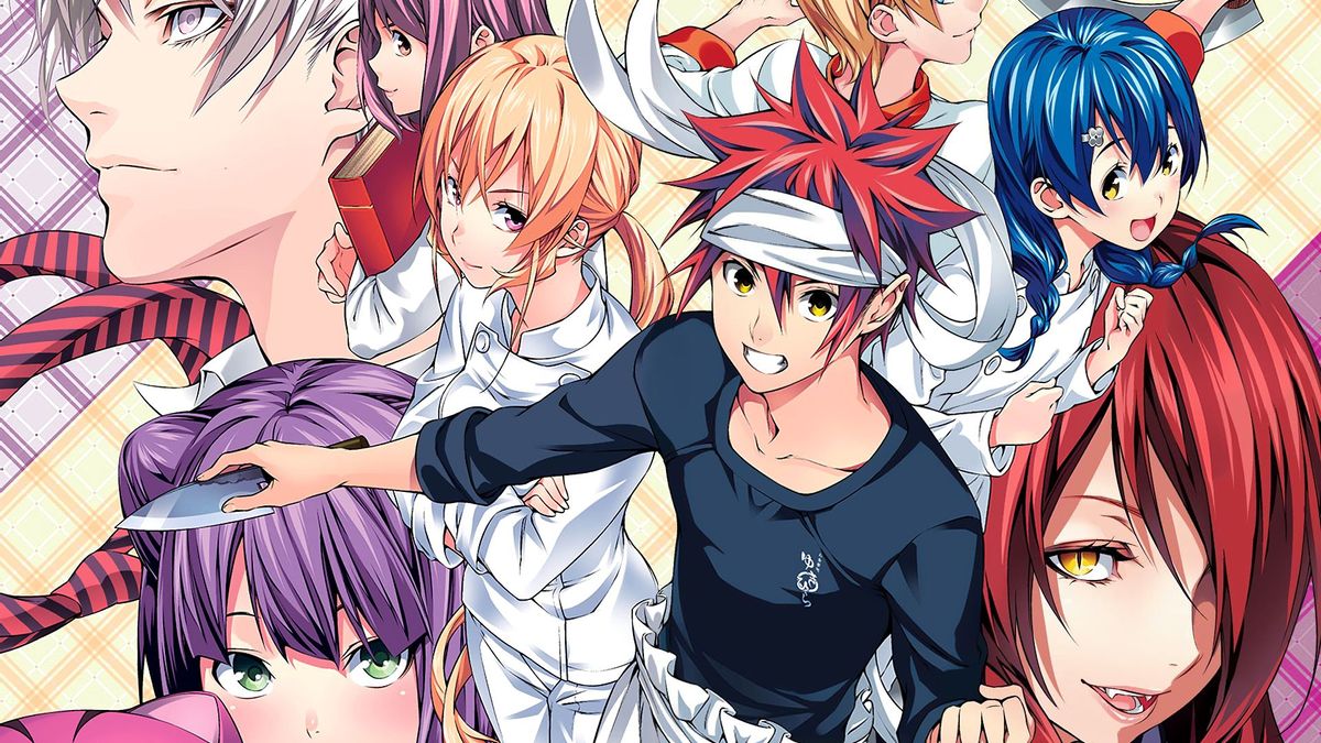 Wallpaper Full HD food wars: <b>shokugeki</b> <b>no</b> soma, anime, erina nakiri, hisako...