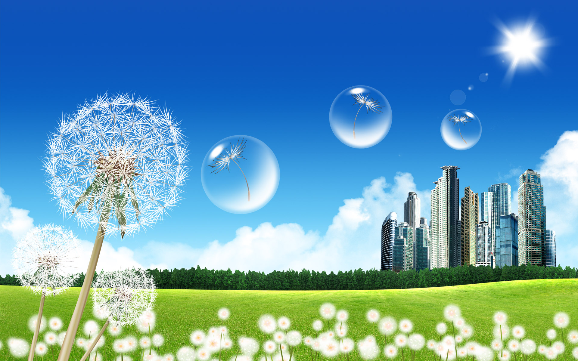 Free download wallpaper Landscape, Artistic on your PC desktop