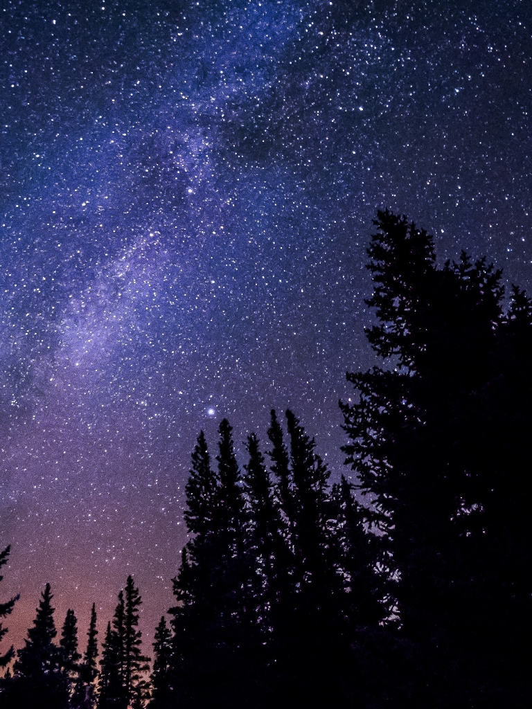 Download mobile wallpaper Sky, Stars, Night, Starry Sky, Milky Way, Sci Fi for free.