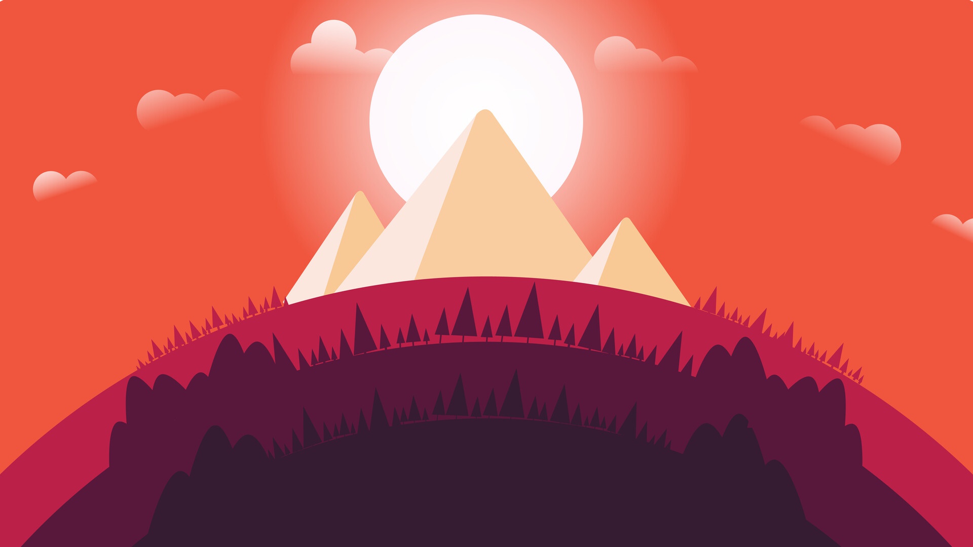 Download mobile wallpaper Artistic, Pyramid for free.