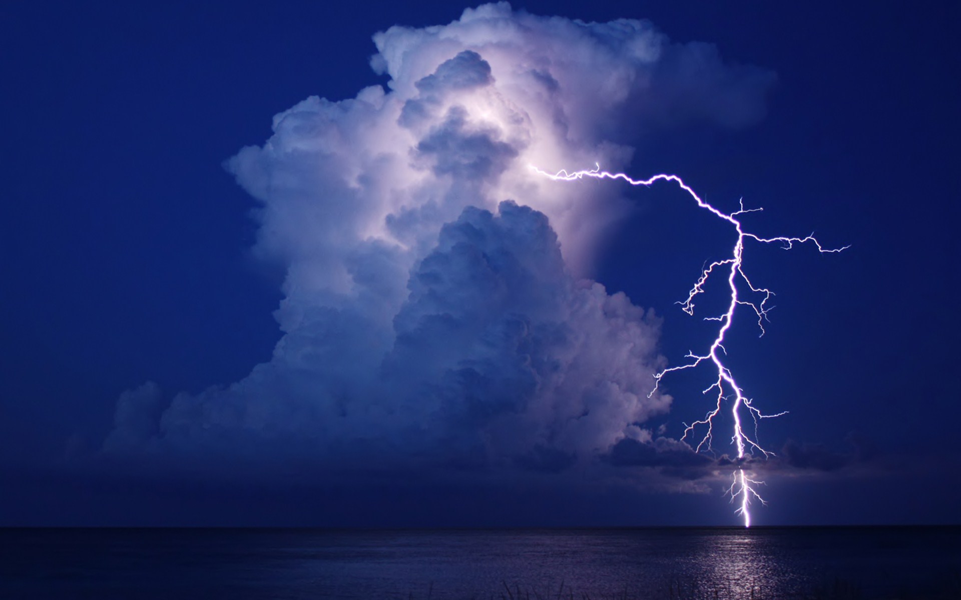 Download mobile wallpaper Night, Lightning, Photography for free.