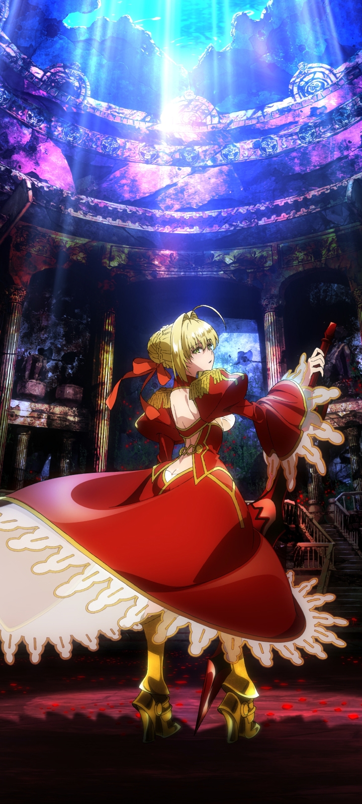 Download mobile wallpaper Anime, Saber (Fate Series), Red Saber, Fate/extra, Fate Series for free.