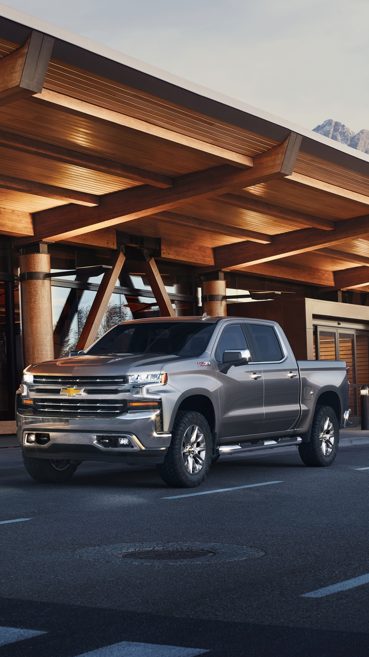 Download mobile wallpaper Chevrolet, Vehicles, Silver Car, Chevrolet Silverado, Chevrolet Silverado Z71 for free.