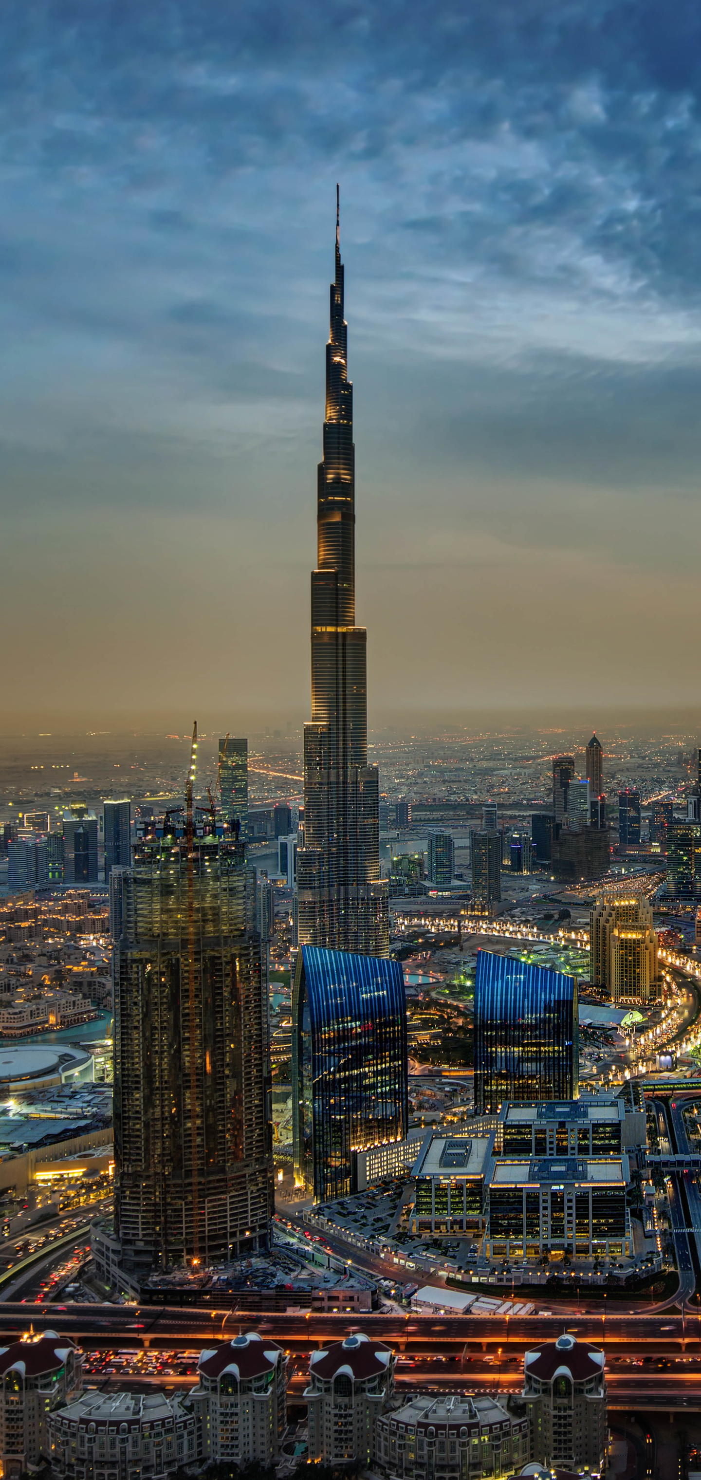 1154732 descargar fondo de pantalla hecho por el hombre, dubái, ciudad, horizonte, emiratos árabes unidos, paisaje urbano, rascacielos, burj khalifa, edificio, ciudades: protectores de pantalla e imágenes gratis