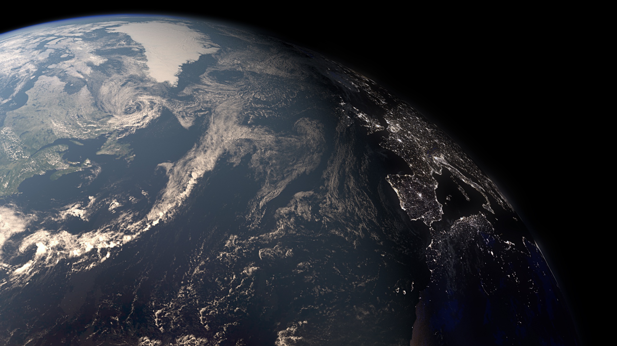 Download mobile wallpaper Earth, Planet, From Space, Planetscape for free.