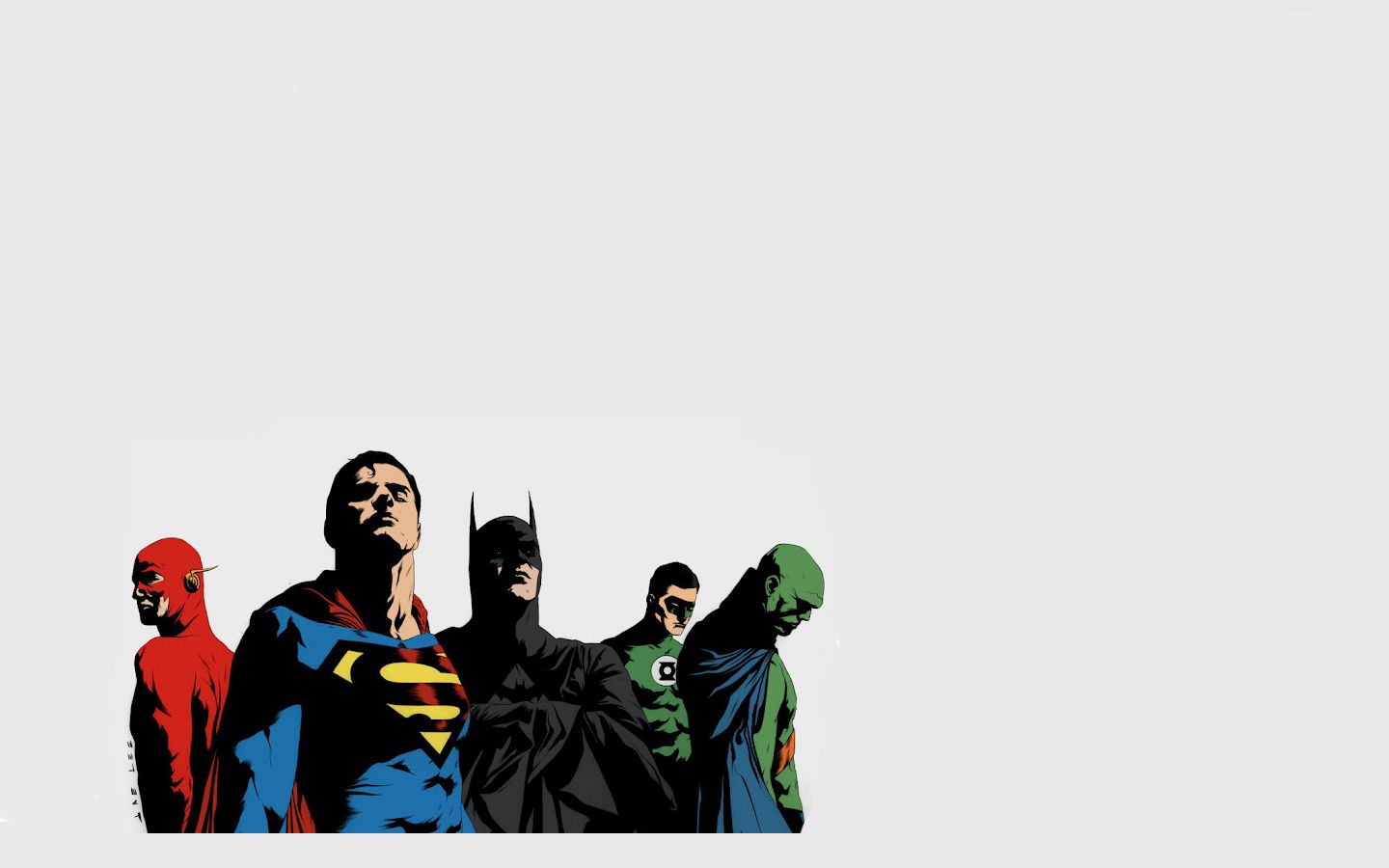 Laden Sie das Batman, Blinken, Comics, Dc Comics, Übermensch, Grüne Laterne, Hal Jordan, Gerechtigkeitsliga, Marsmenschenjäger-Bild kostenlos auf Ihren PC-Desktop herunter