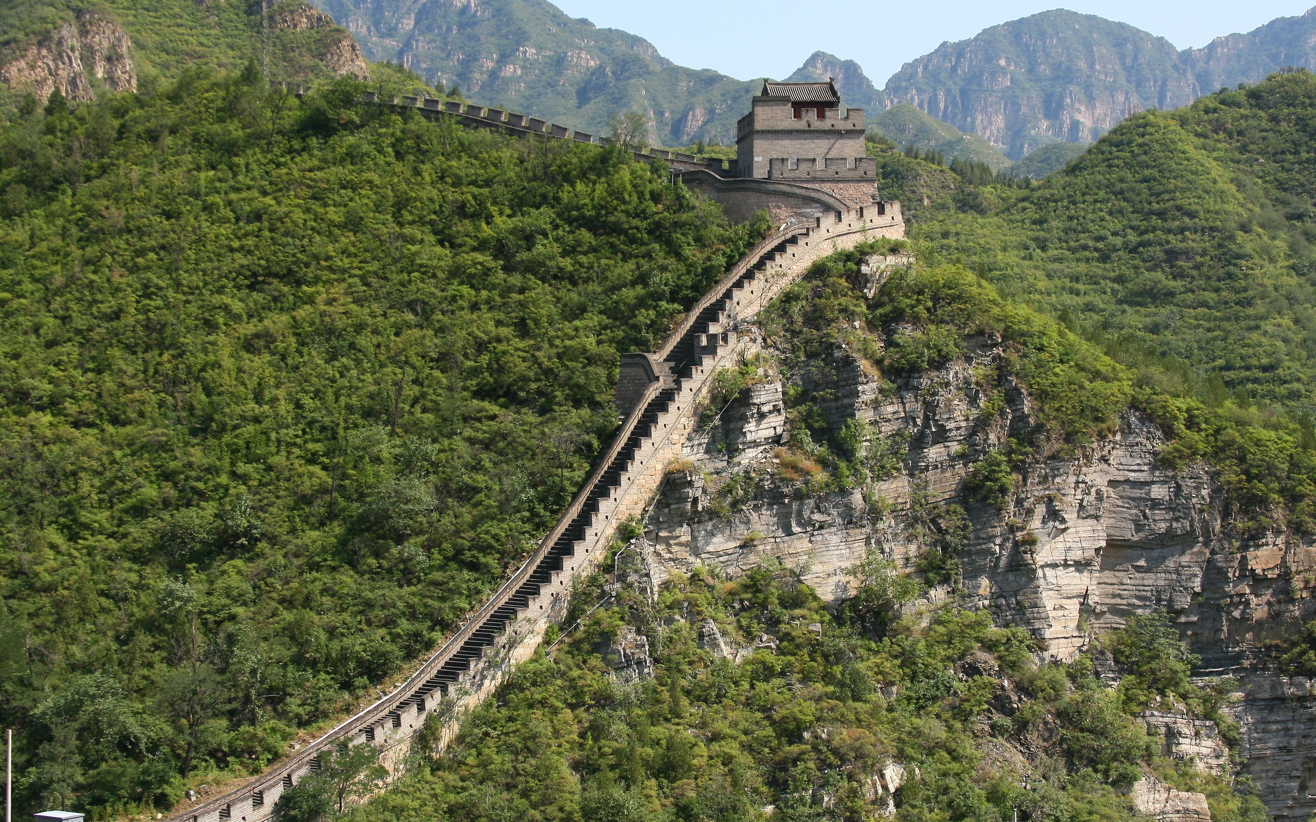 Скачать картинку Великая Китайская Стена, Памятники, Сделано Человеком в телефон бесплатно.