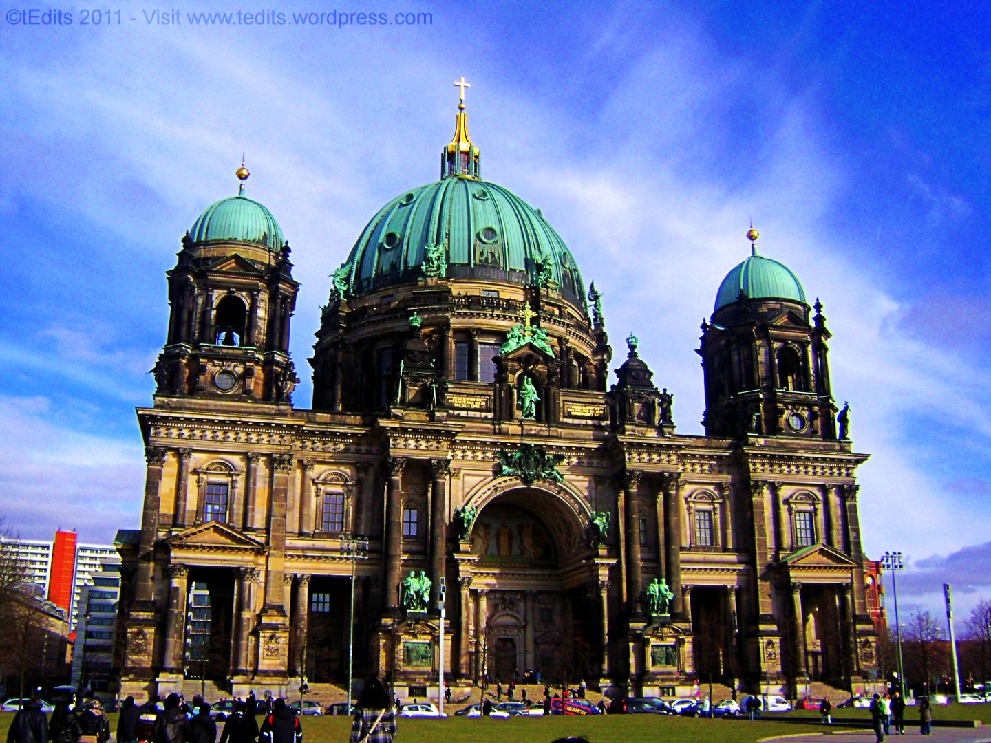 Handy-Wallpaper Architektur, Berlin, Deutschland, Kathedrale, Kuppel, Religiös, Berliner Dom, Kathedralen kostenlos herunterladen.