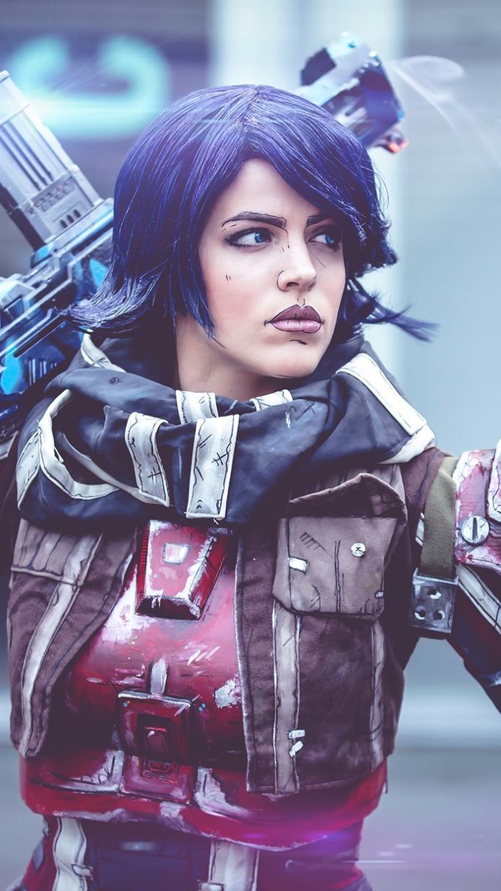 Download mobile wallpaper Women, Cosplay, Tales From The Borderlands, Athena (Borderlands) for free.
