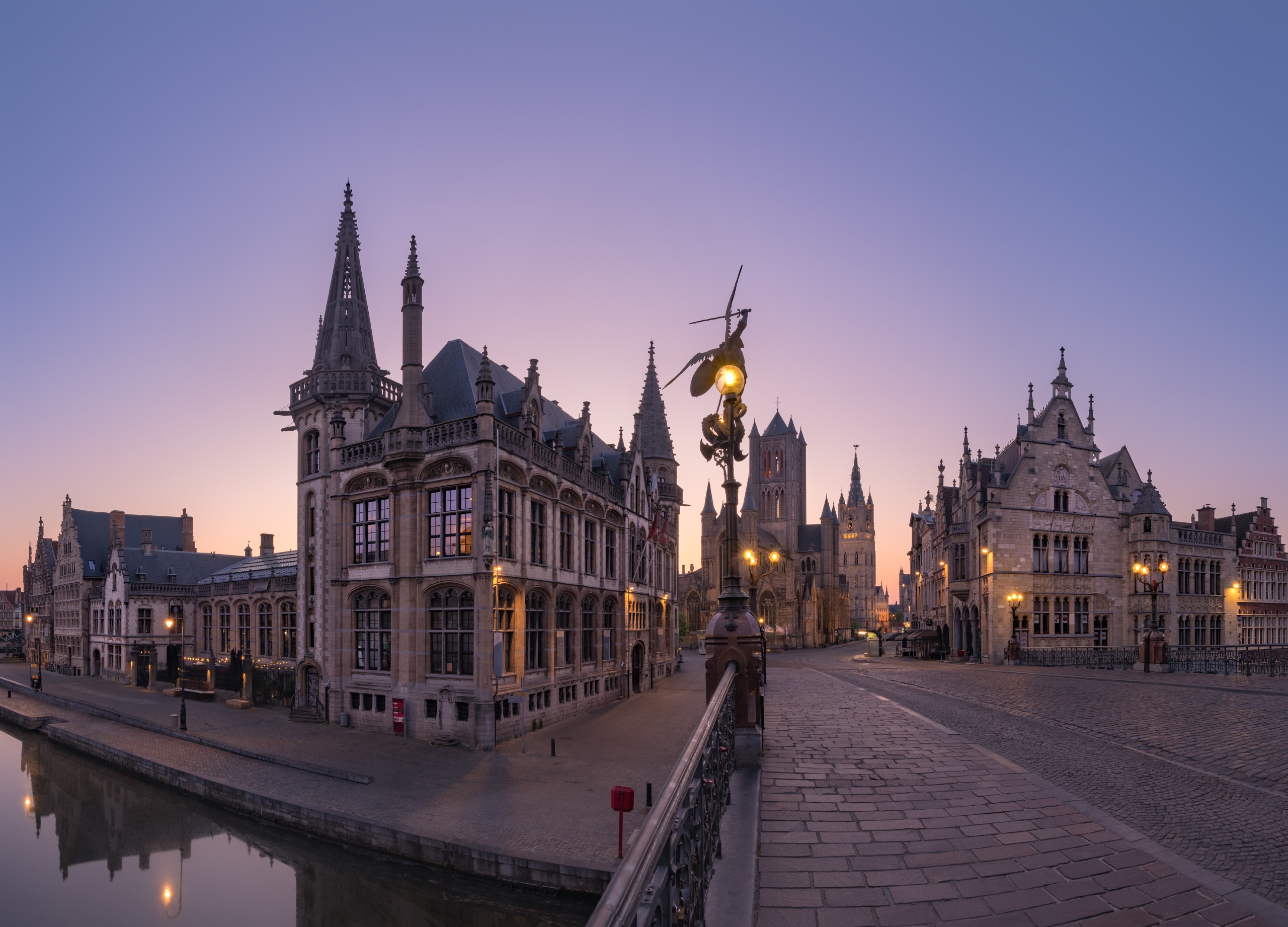 Скачать обои бесплатно Города, Бельгия, Гент, Сделано Человеком картинка на рабочий стол ПК