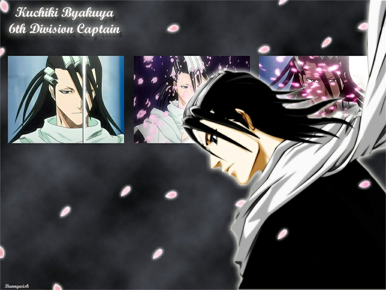 Handy-Wallpaper Bleach, Animes, Byakuya Kuchiki kostenlos herunterladen.