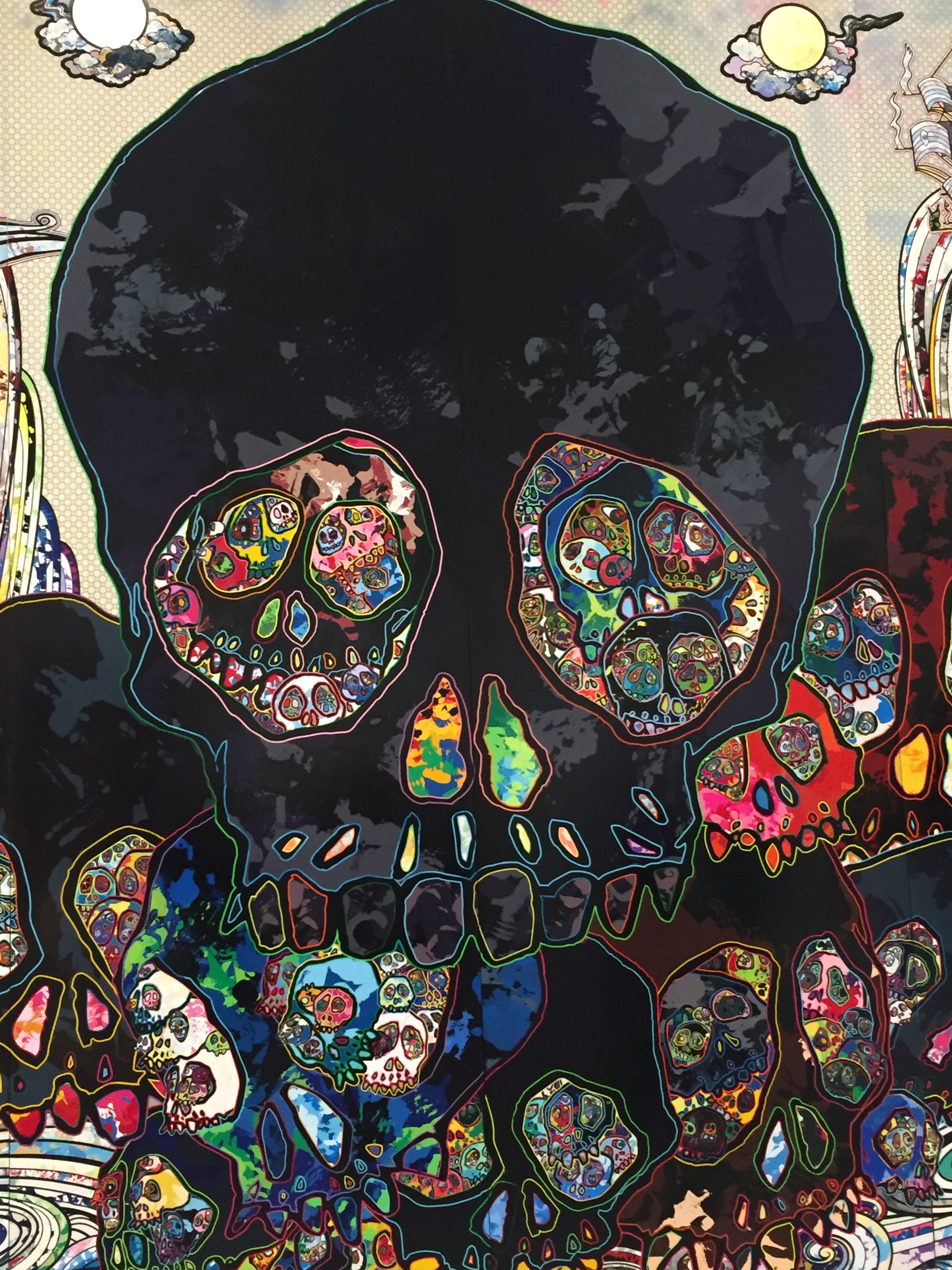 142116 télécharger le fond d'écran art, multicolore, hétéroclite, le crâne, crâne, crânes - économiseurs d'écran et images gratuitement