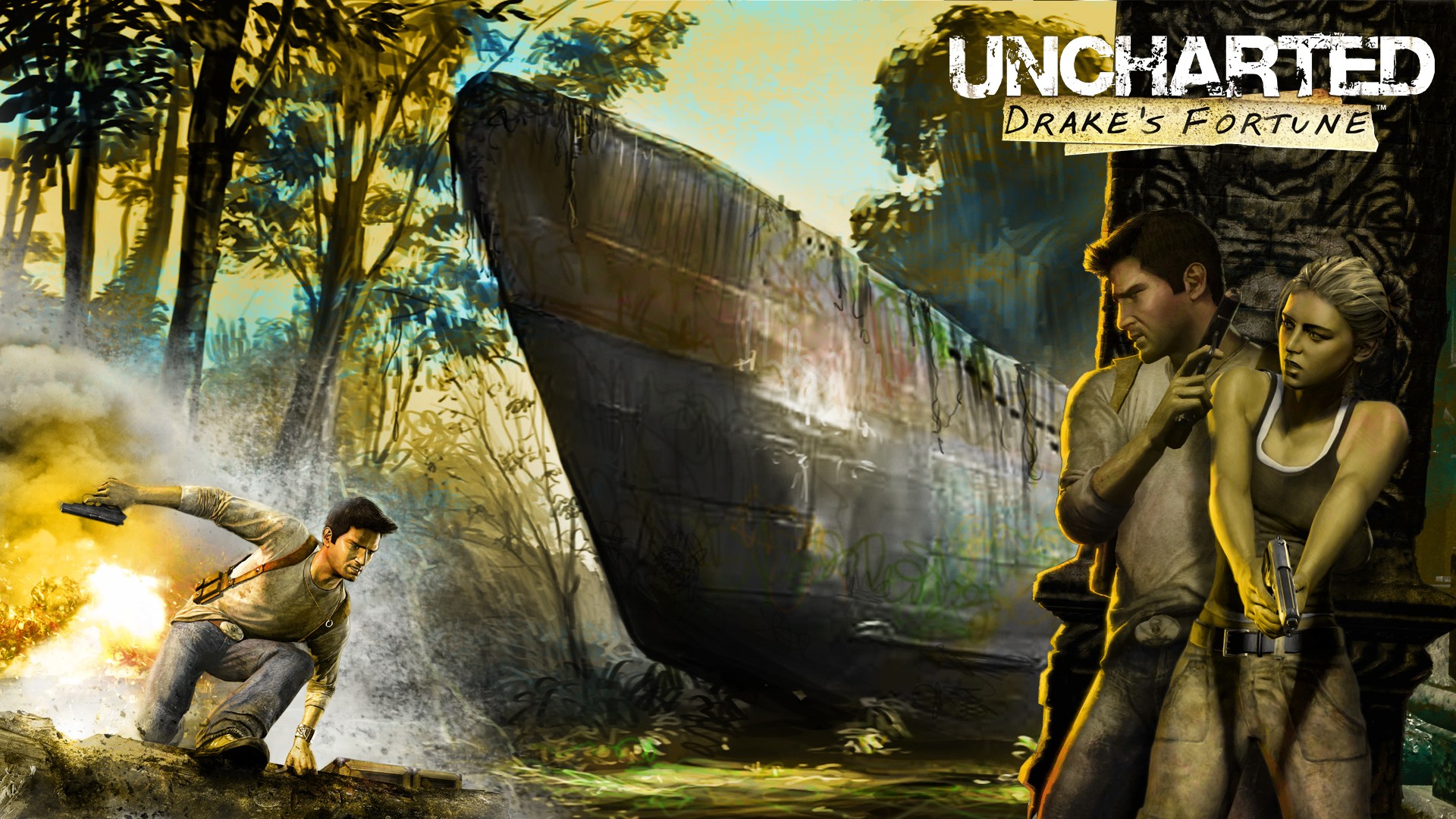 video game, uncharted: drake's fortune, uncharted