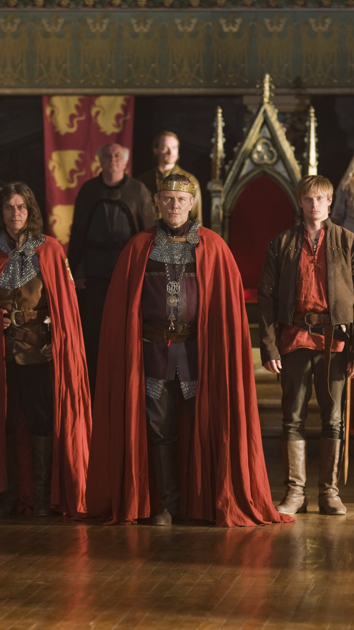 Download mobile wallpaper Tv Show, Merlin, Anthony Head, Uther Pendragon (Merlin) for free.