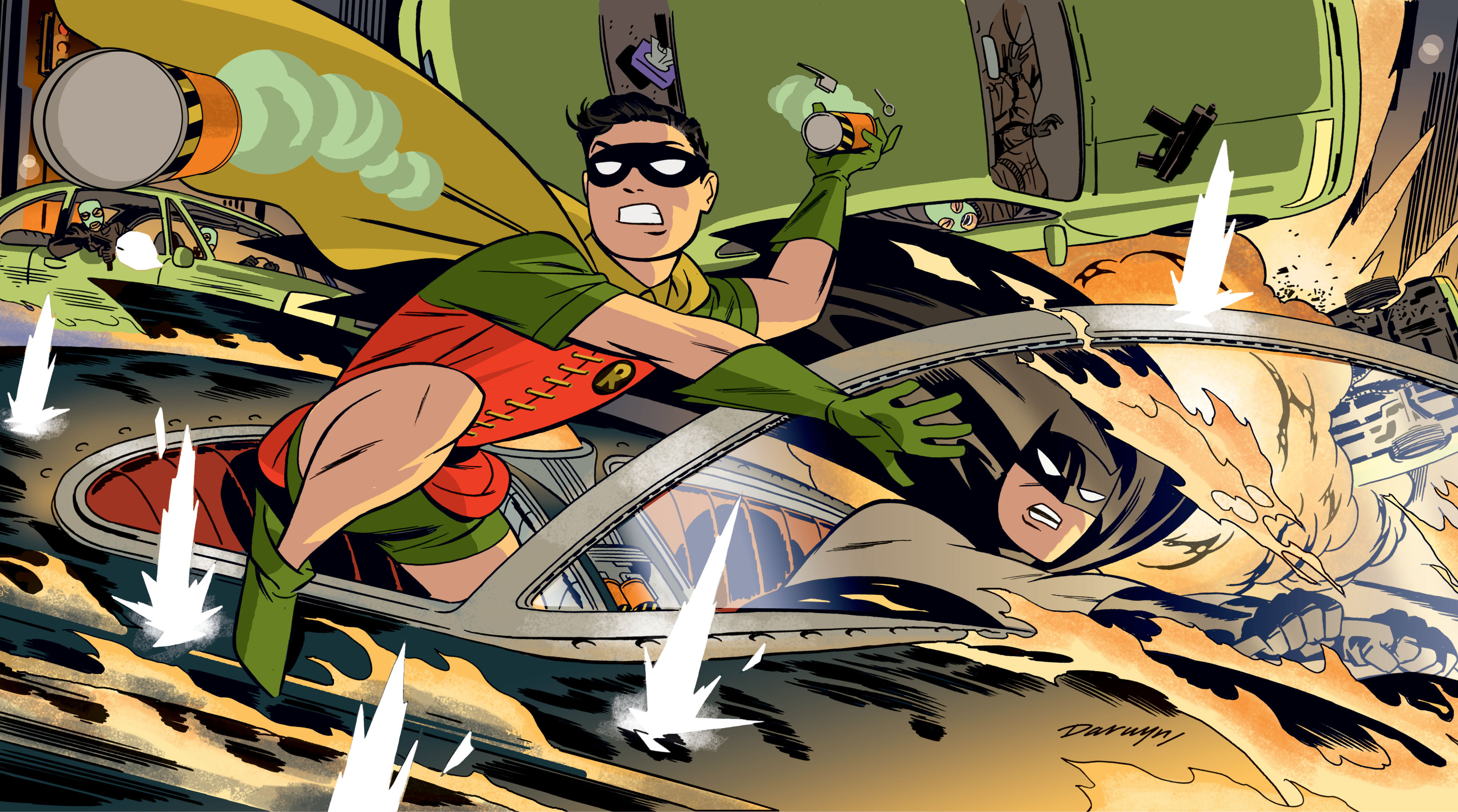 無料モバイル壁紙漫画, バットマン, ロビン（Dcコミックス）, ディック・グレイソン, ブルース・ウェインをダウンロードします。