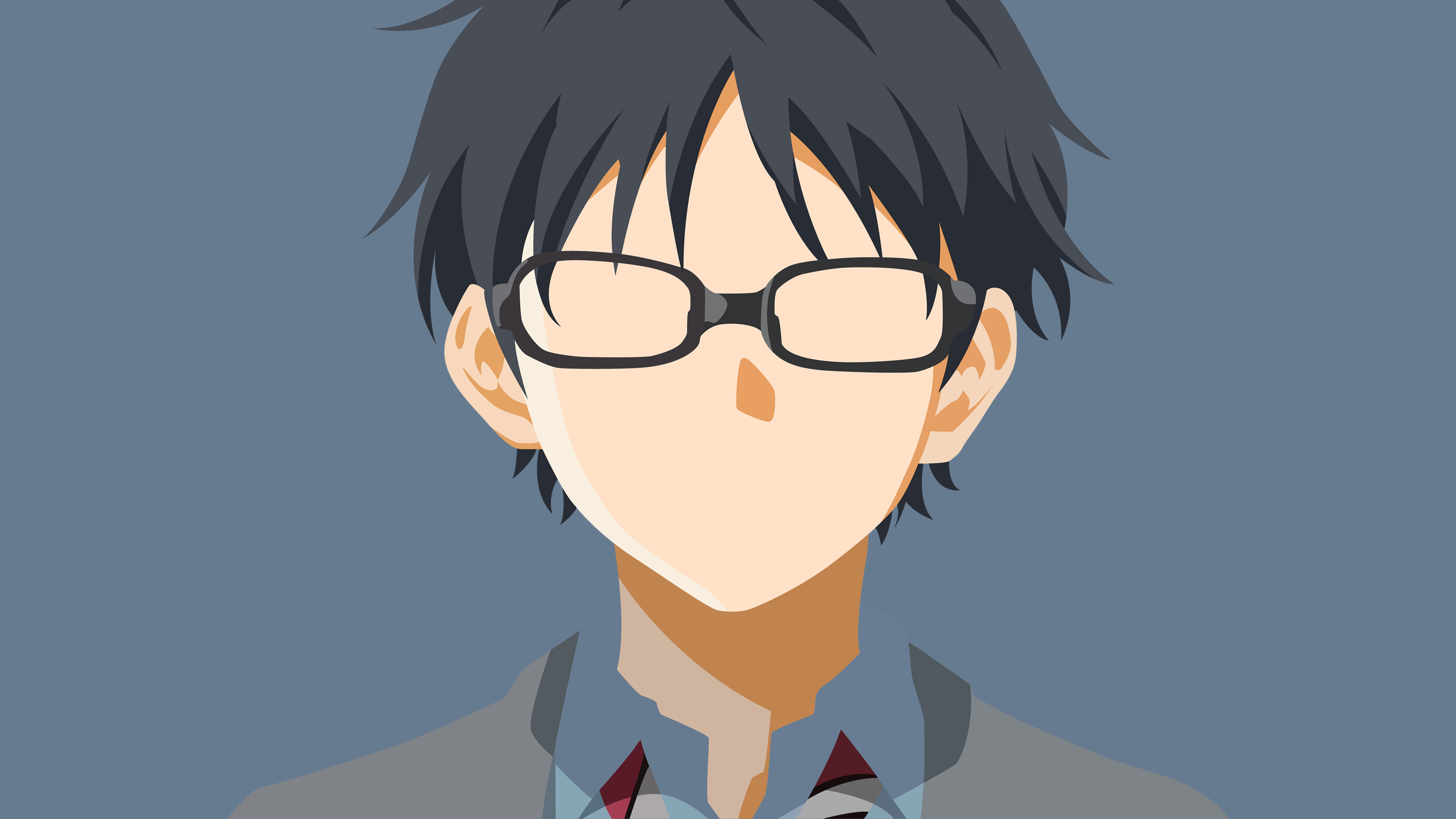 Laden Sie das Animes, Kousei Arima, Shigatsu Wa Kimi No Uso Sekunden In Moll-Bild kostenlos auf Ihren PC-Desktop herunter