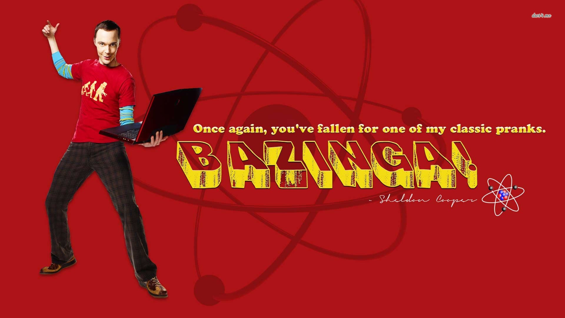tv show, the big bang theory, bazinga, jim parsons, sheldon cooper