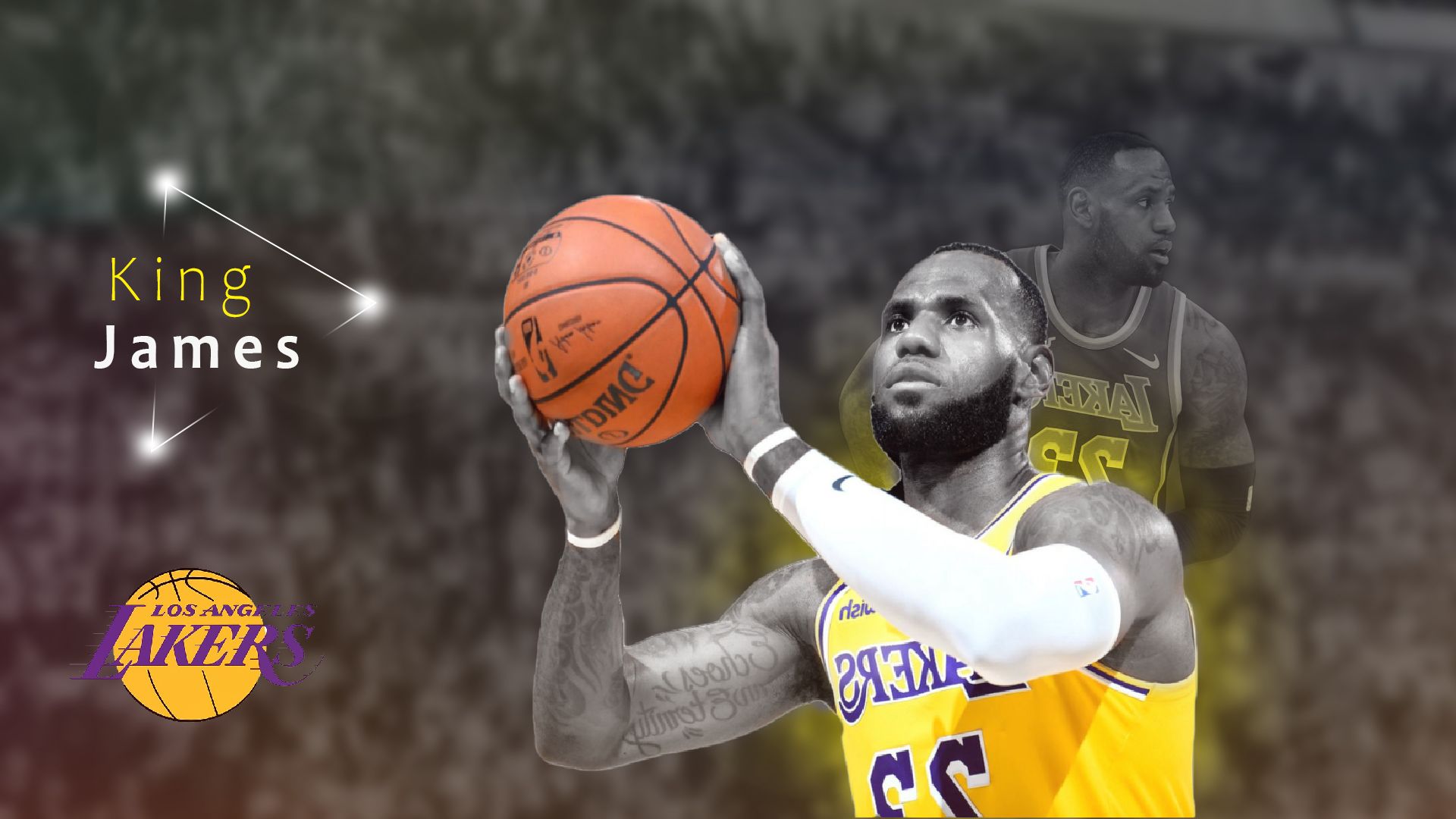 Handy-Wallpaper Sport, Nba, Los Angeles Lakers, Lebron James kostenlos herunterladen.