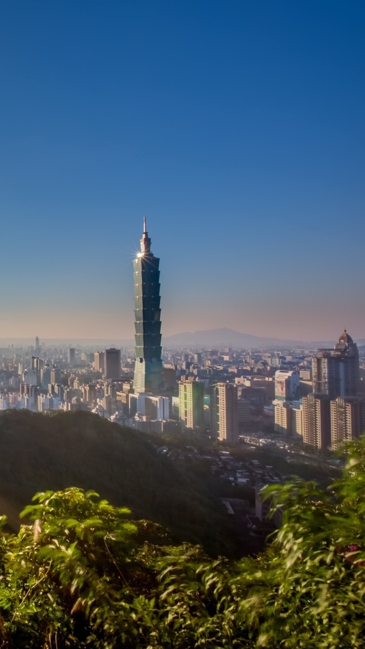 Скачати мобільні шпалери Міста, Китай, Тайвань, Тайбей, Створено Людиною, Тайбей 101 безкоштовно.