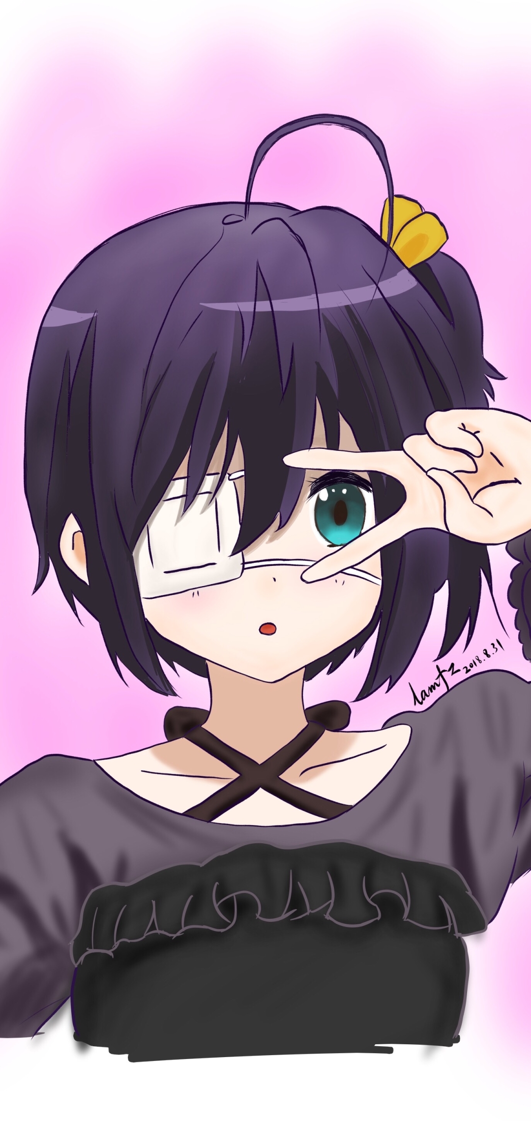 Handy-Wallpaper Animes, Rikka Takanashi, Love Chunibyo & Other Delusions! kostenlos herunterladen.