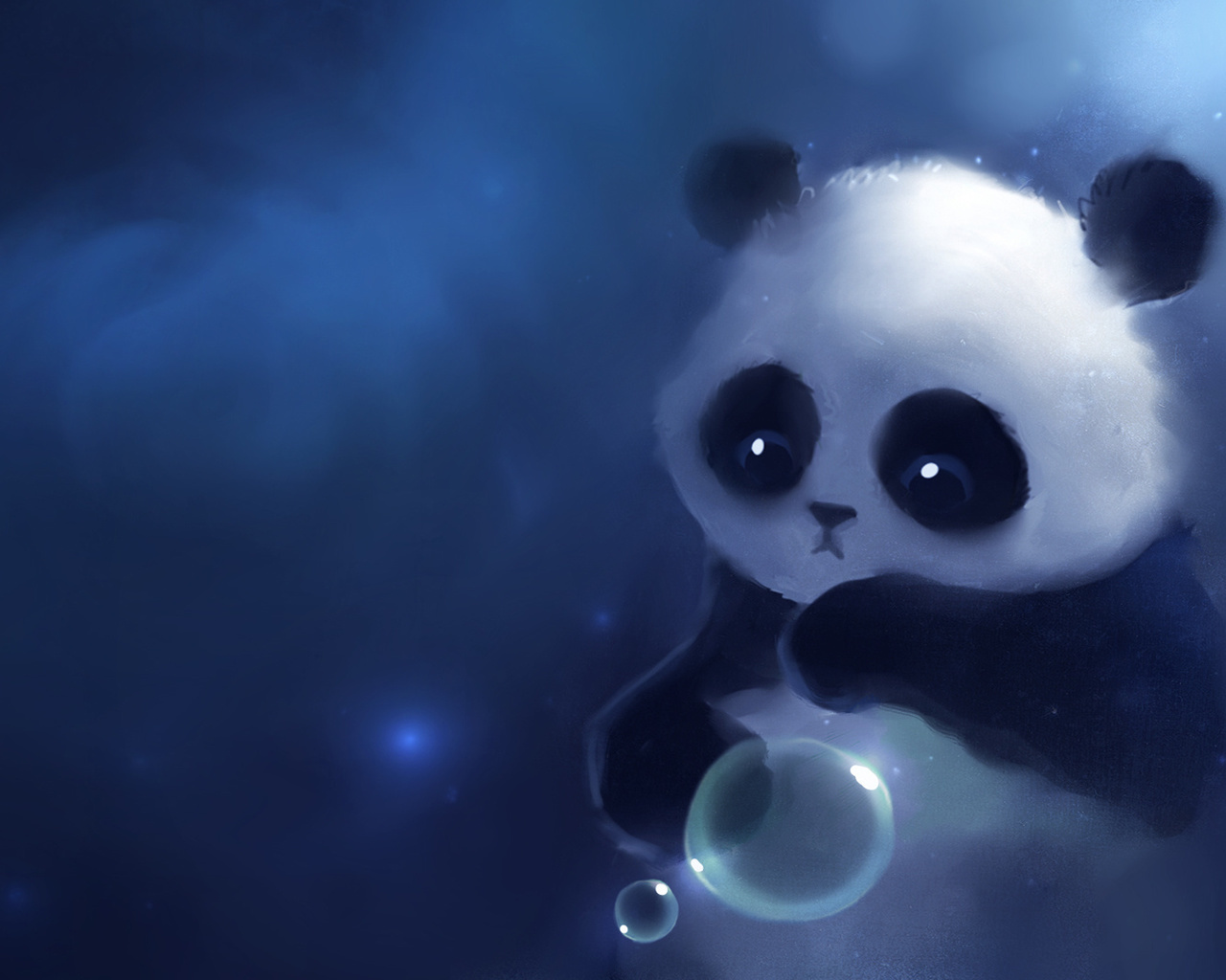 pandas, pictures, blue