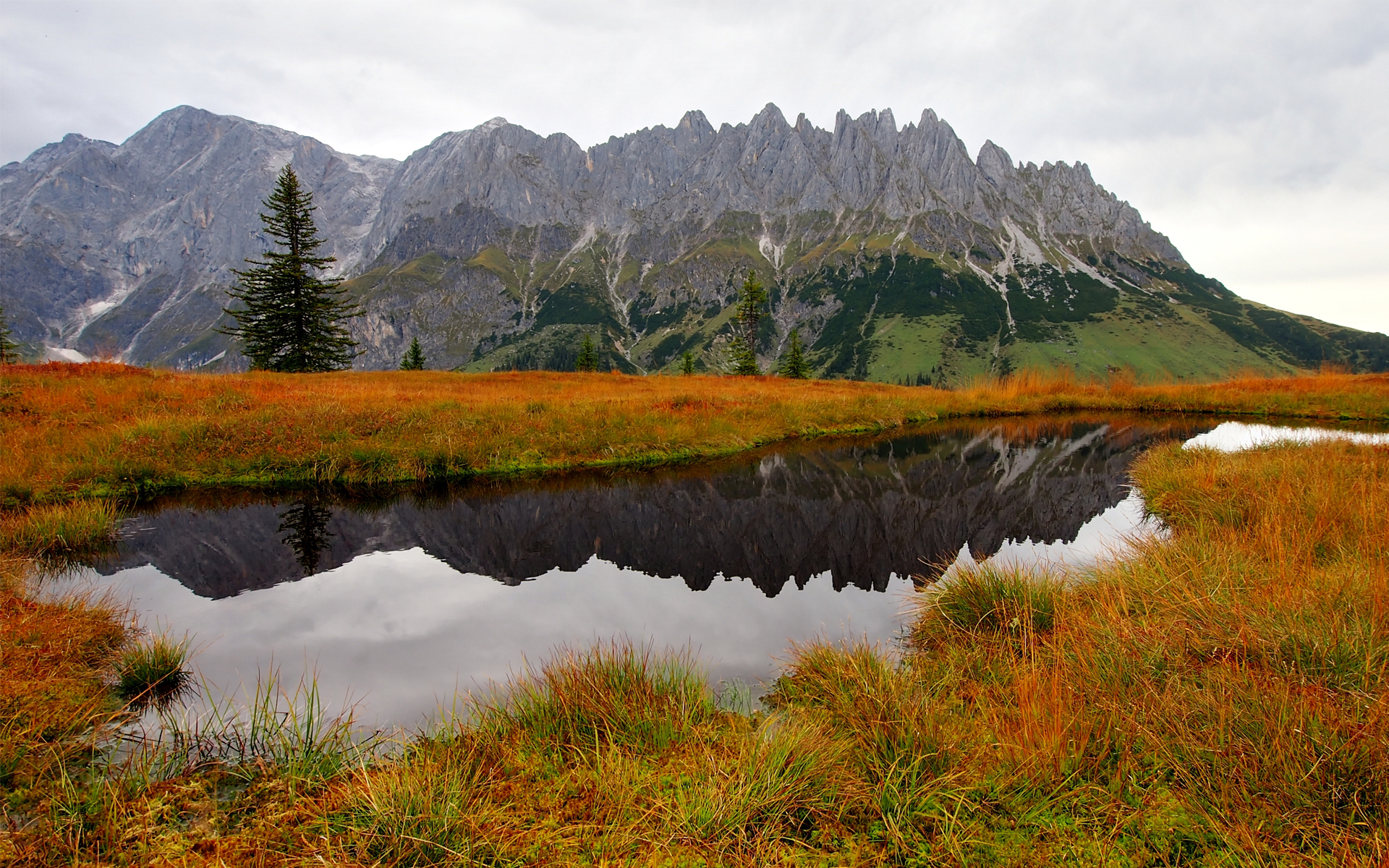 Laden Sie das Herbst, See, Gebirge, Erde/natur, Spiegelung-Bild kostenlos auf Ihren PC-Desktop herunter