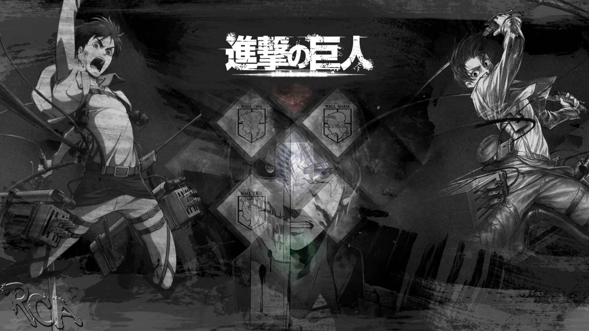 Laden Sie das Animes, Eren Jäger, Attack On Titan-Bild kostenlos auf Ihren PC-Desktop herunter